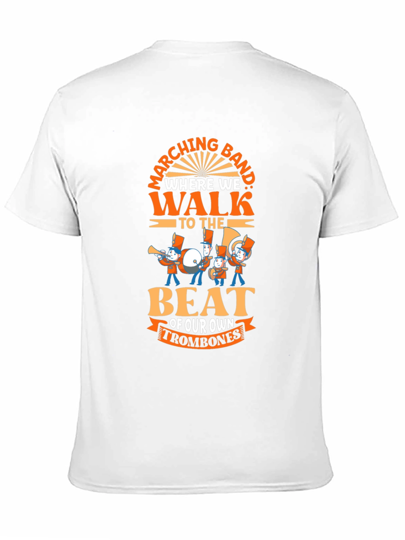 Marching Band T-Shirt - Trombone Player Tee