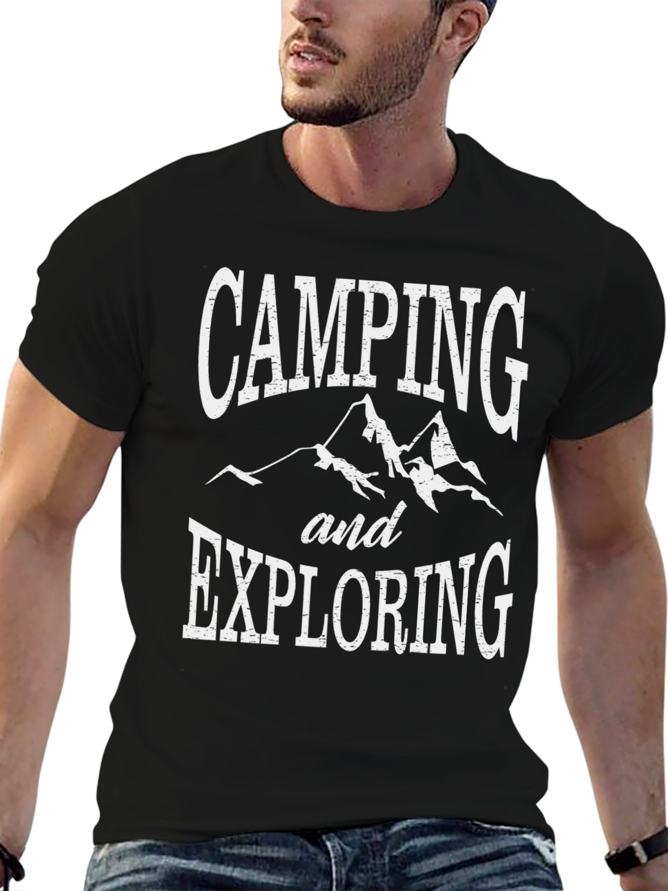 Camping and Exploring Graphic T-Shirt