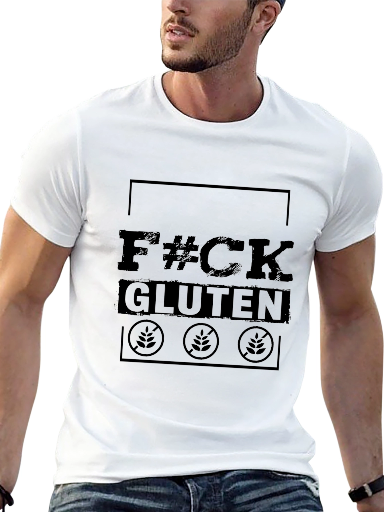 F#ck Gluten Graphic T-Shirt - Gluten Free Style