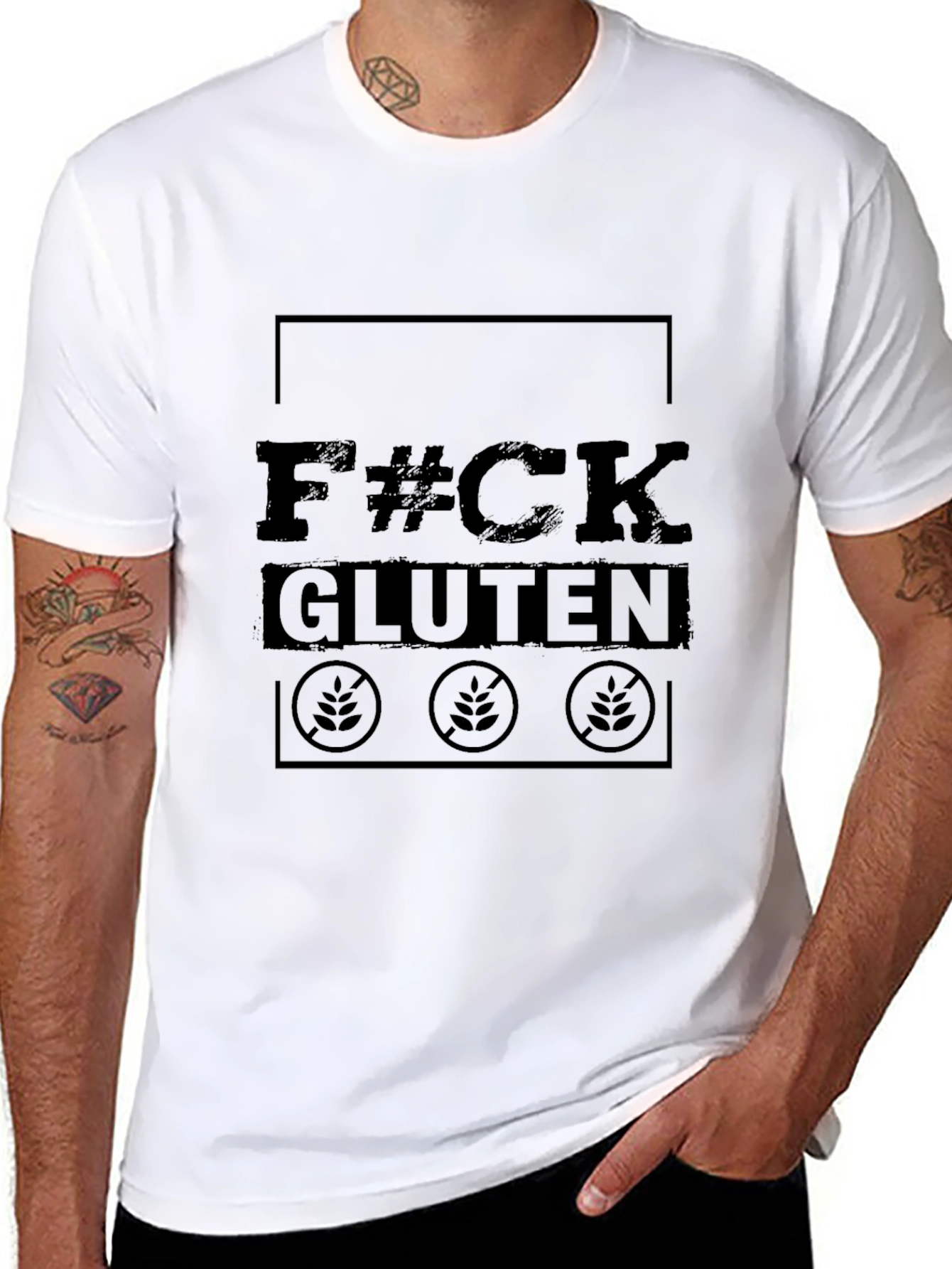 F#ck Gluten Graphic T-Shirt - Gluten Free Style