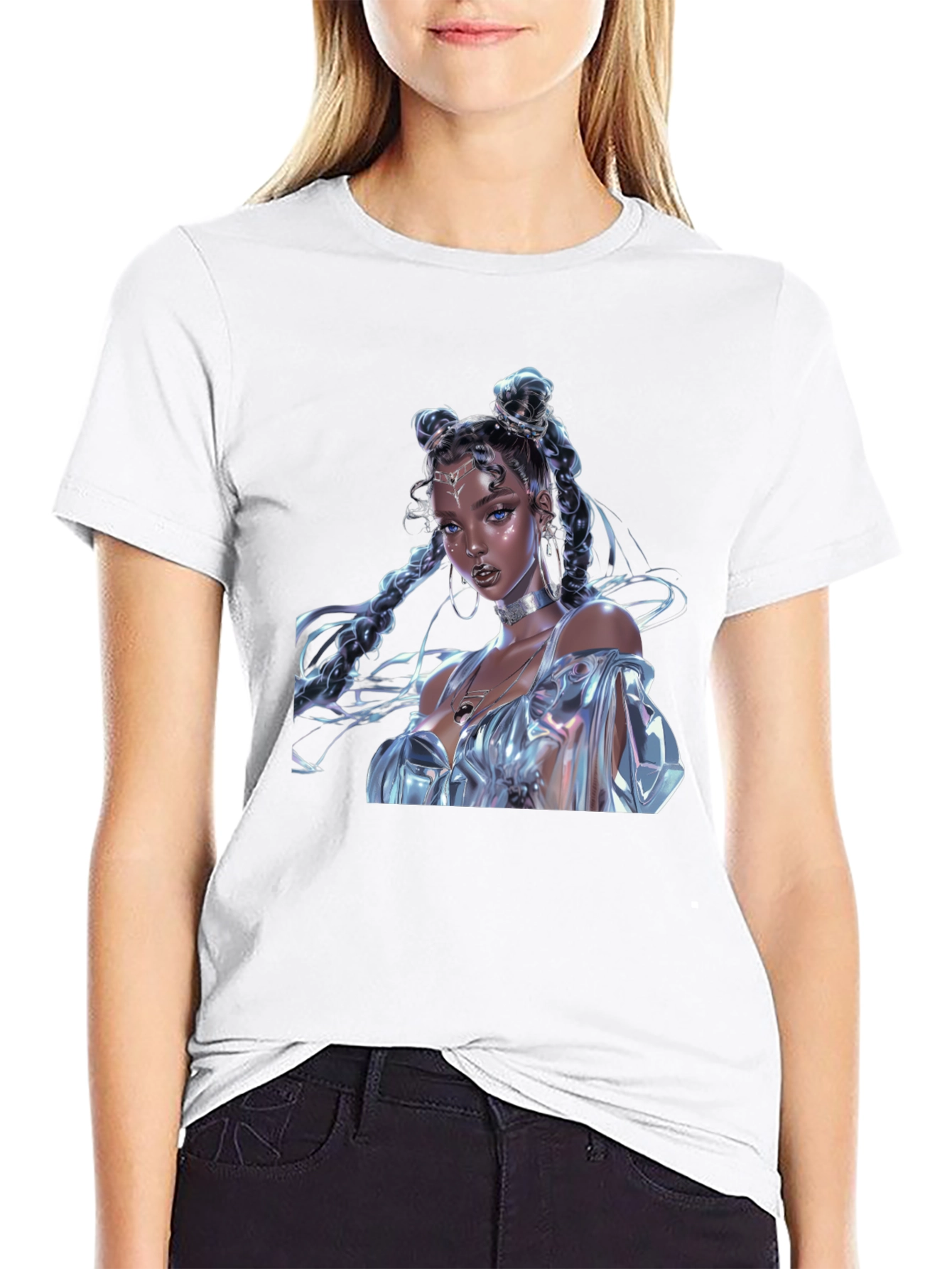 Anime Art Graphic Tee - Stylish Fashion Statement