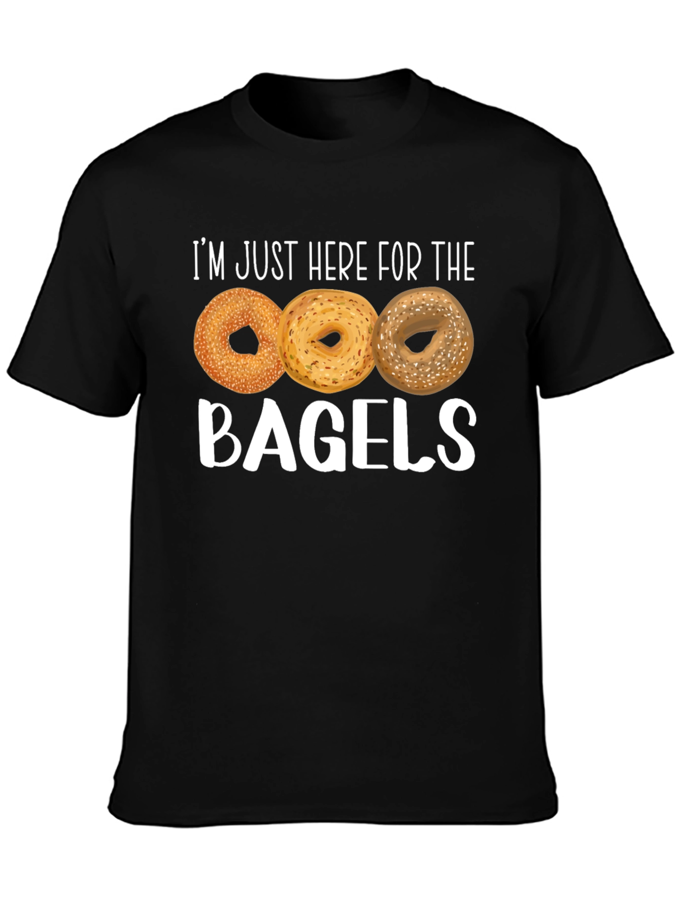 Bagels Graphic T-Shirt - Foodie Humor Tee