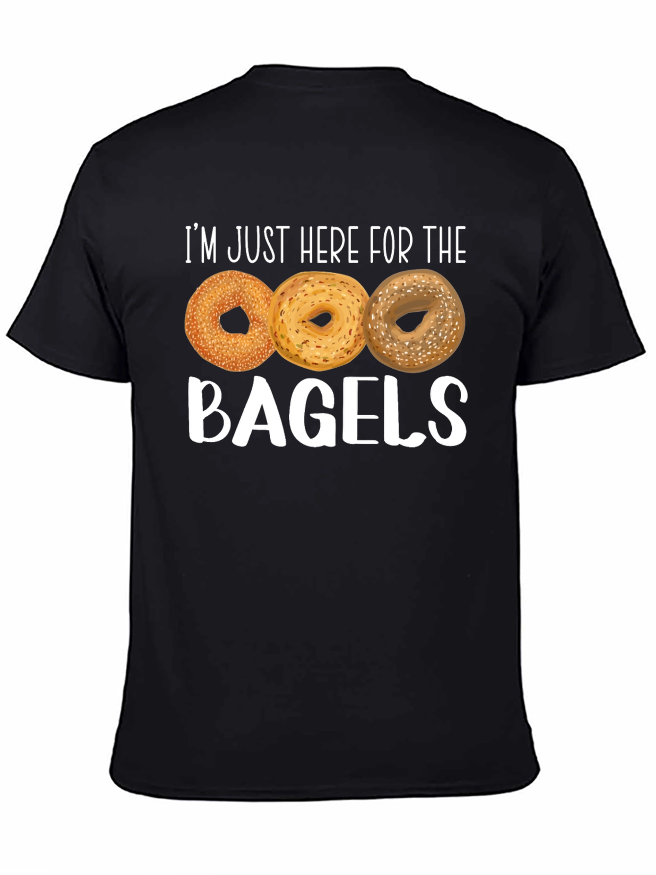 Bagels Graphic T-Shirt - Foodie Humor Tee