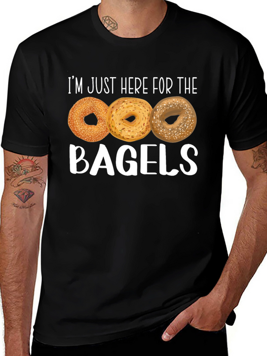 Bagels Graphic T-Shirt - Foodie Humor Tee