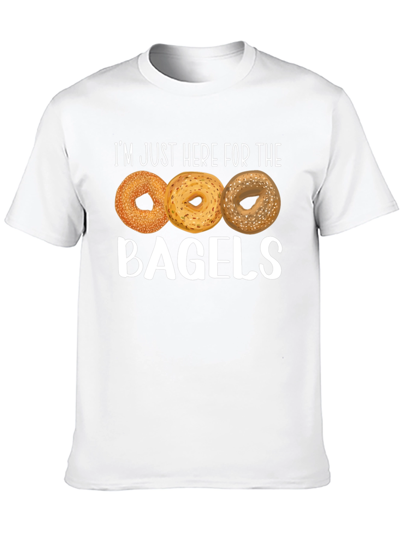 Bagels Graphic T-Shirt - Foodie Humor Tee