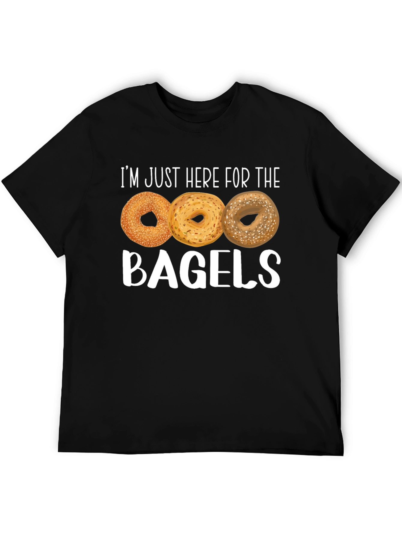 Bagels Graphic T-Shirt - Foodie Humor Tee