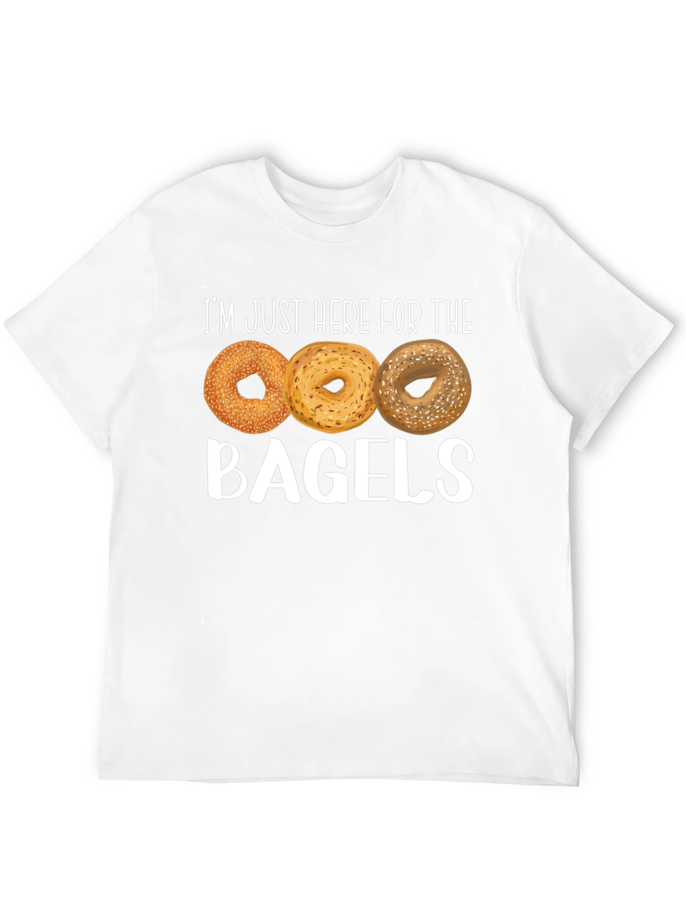 Bagels Graphic T-Shirt - Foodie Humor Tee