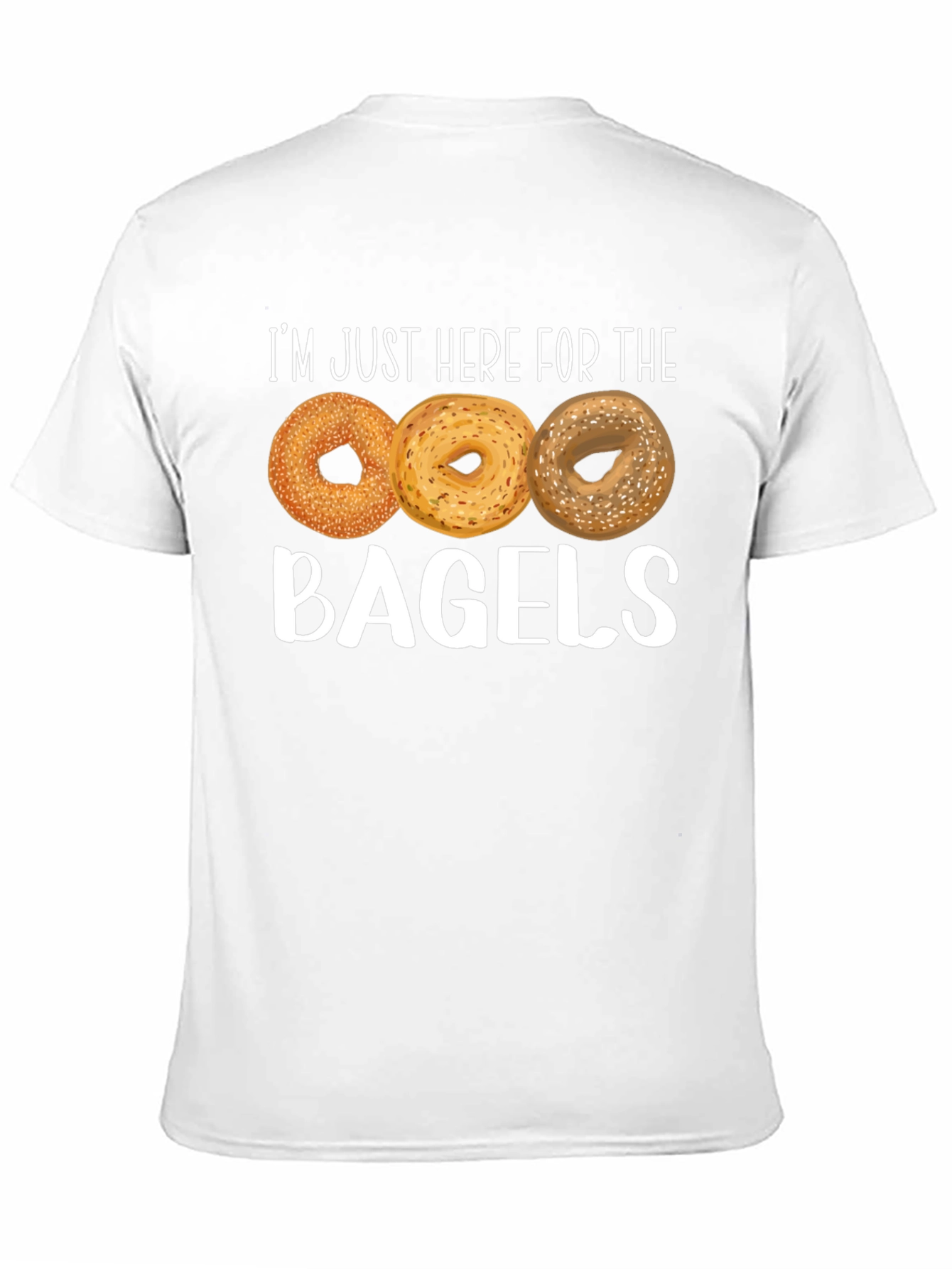 Bagels Graphic T-Shirt - Foodie Humor Tee