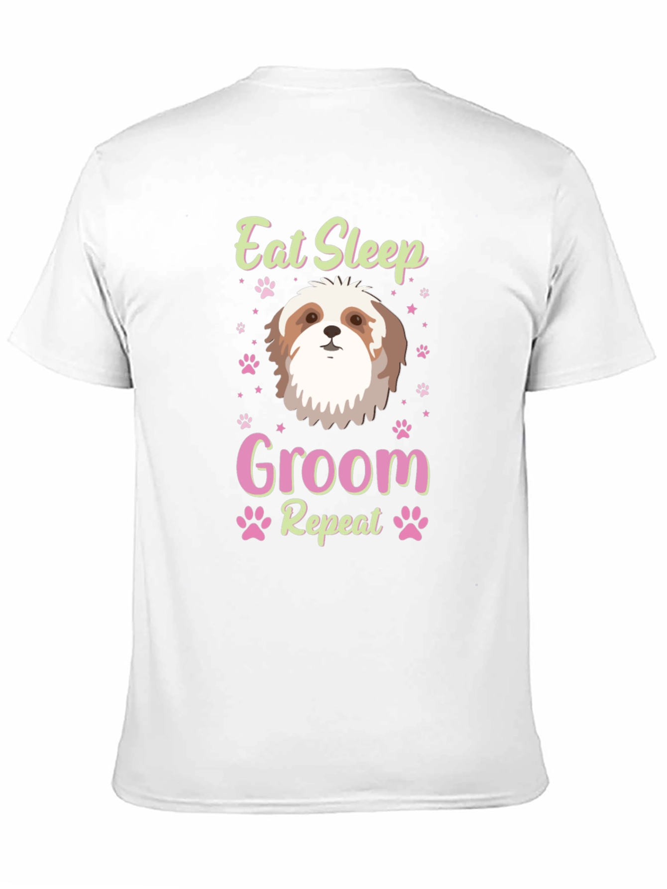 Eat Sleep Groom Shih Tzu Dog Lover T-Shirt