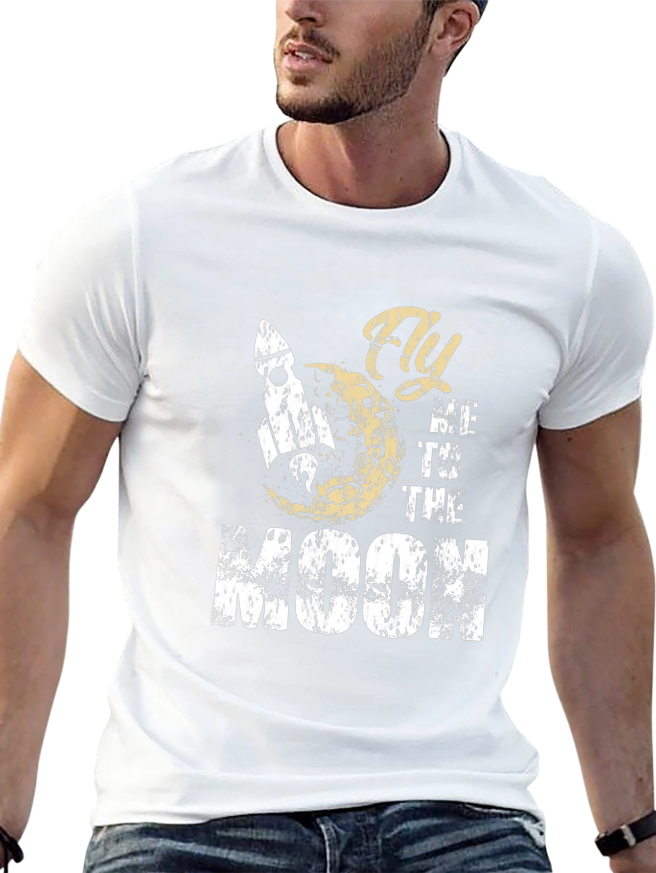 Fly Me to The Moon Graphic Tee