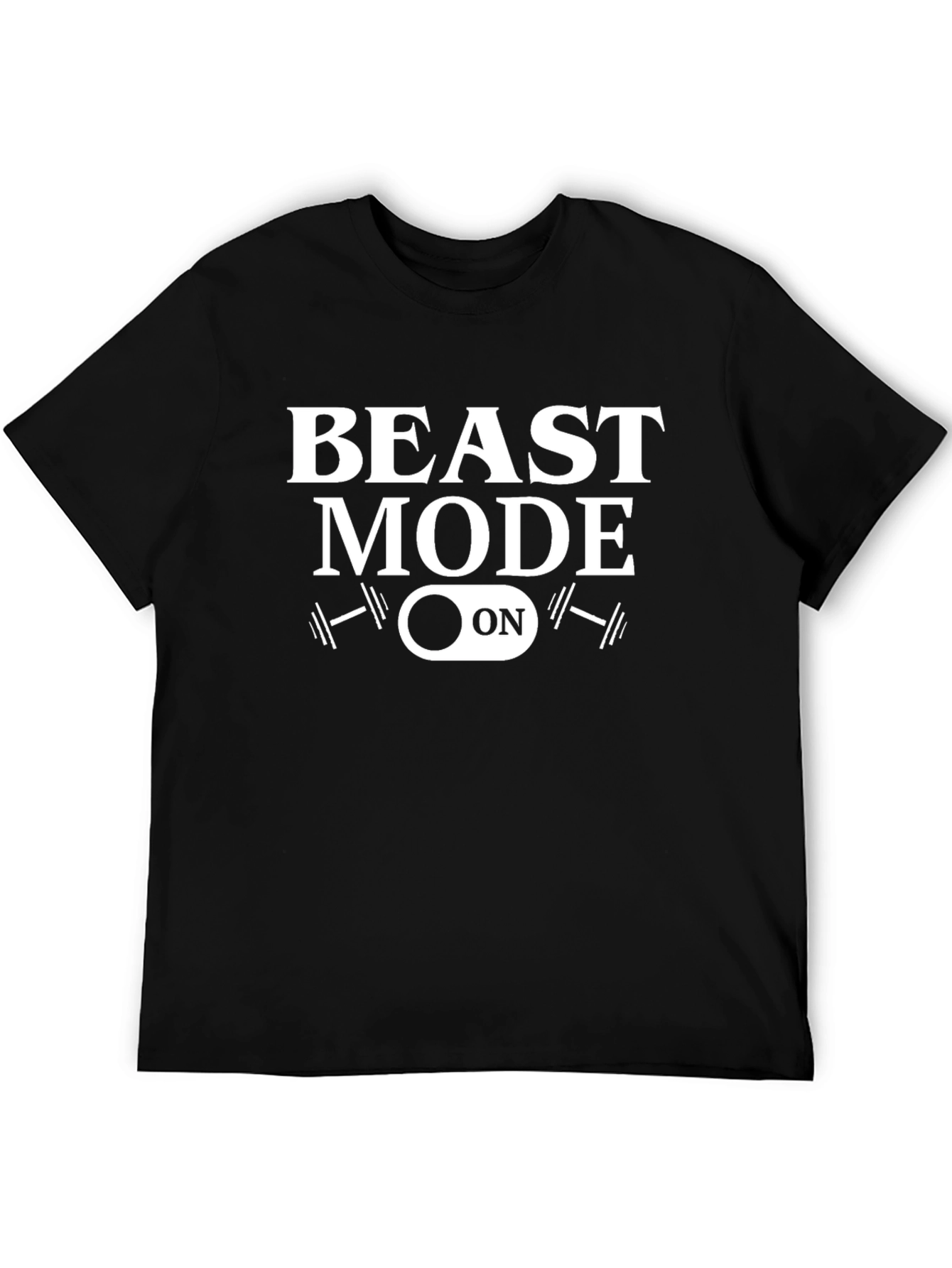 Beast Mode On Graphic T-Shirt - Black