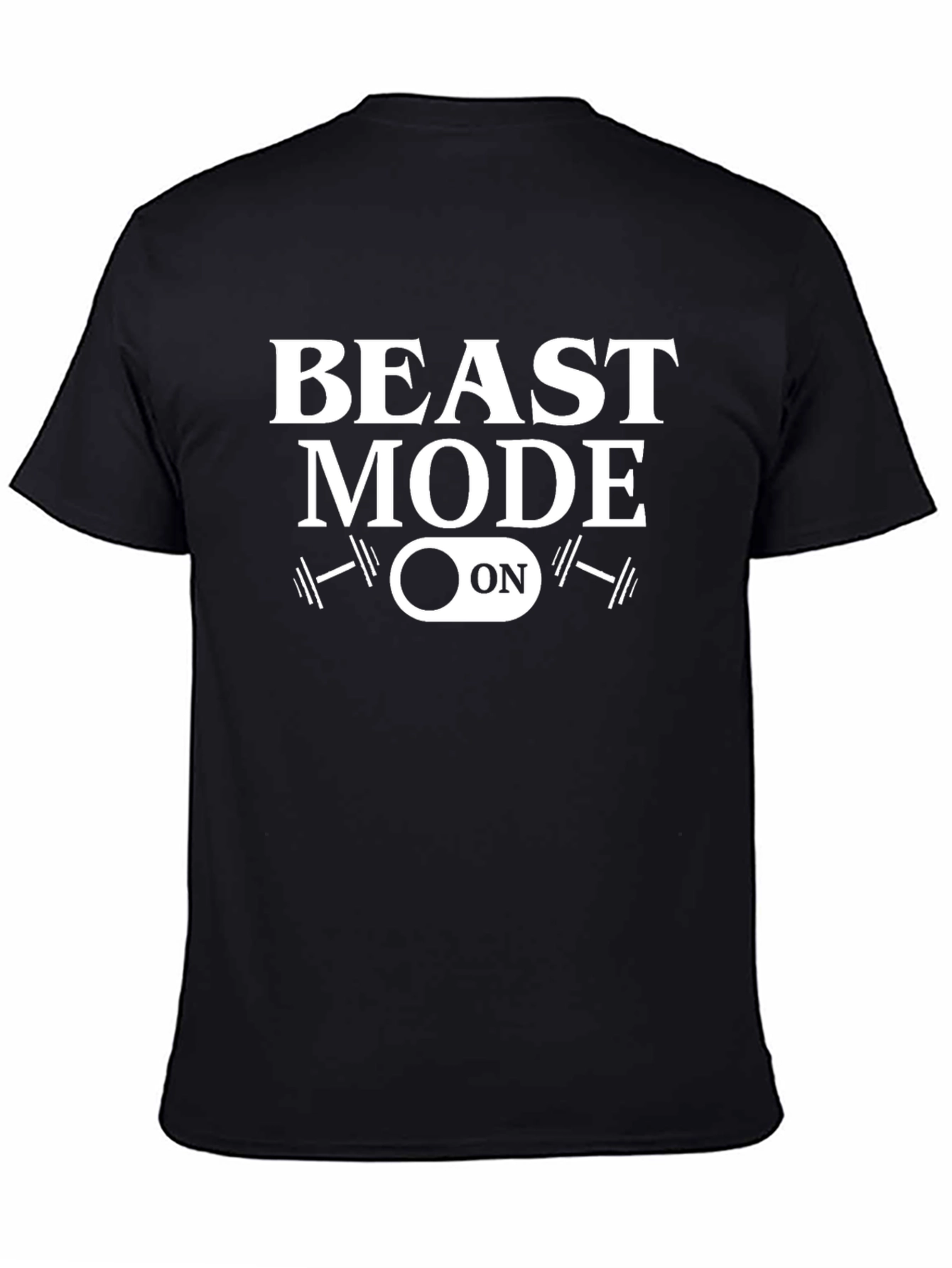 Beast Mode On Graphic T-Shirt - Black