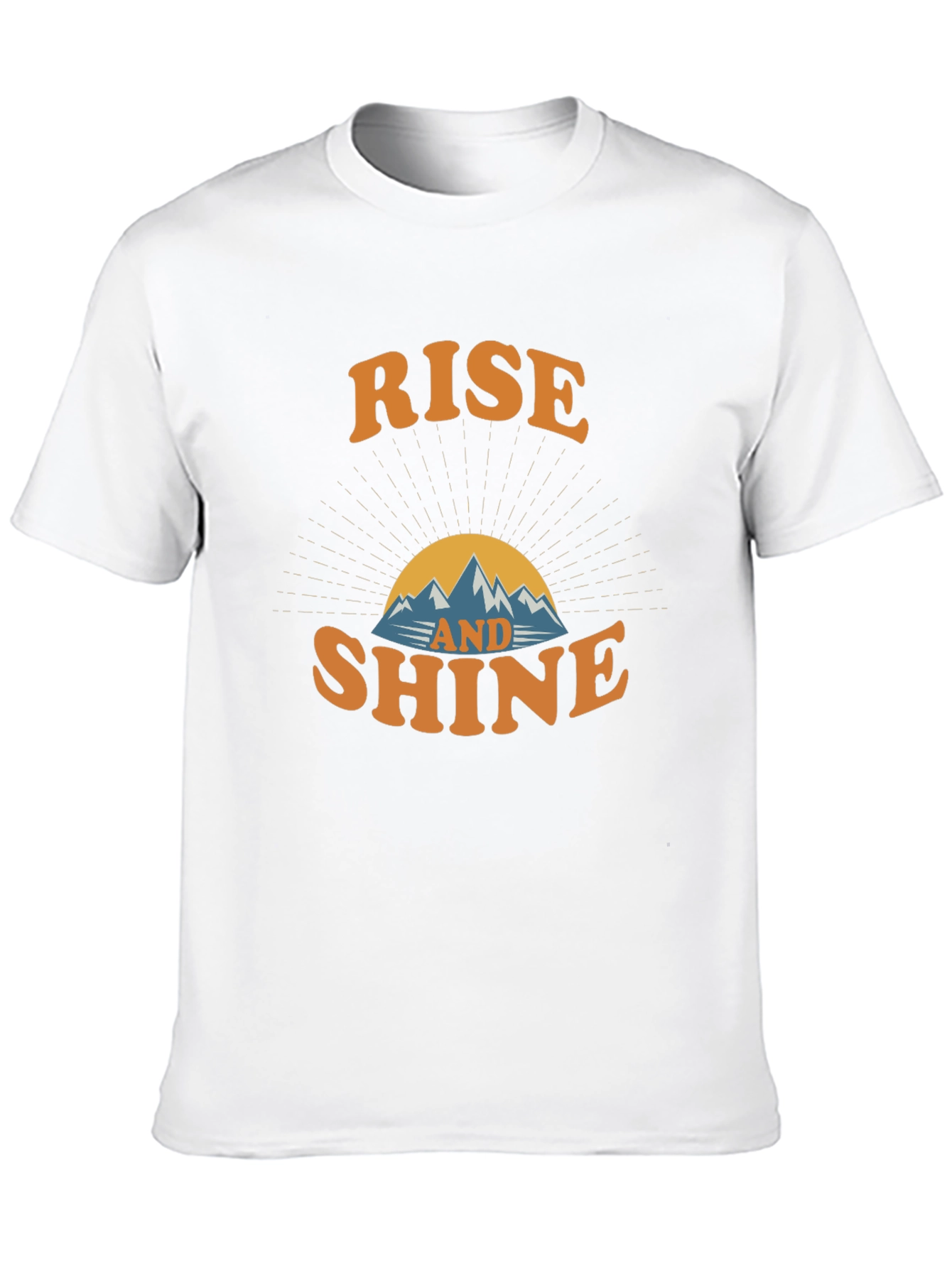 Rise and Shine Black Graphic T-Shirt