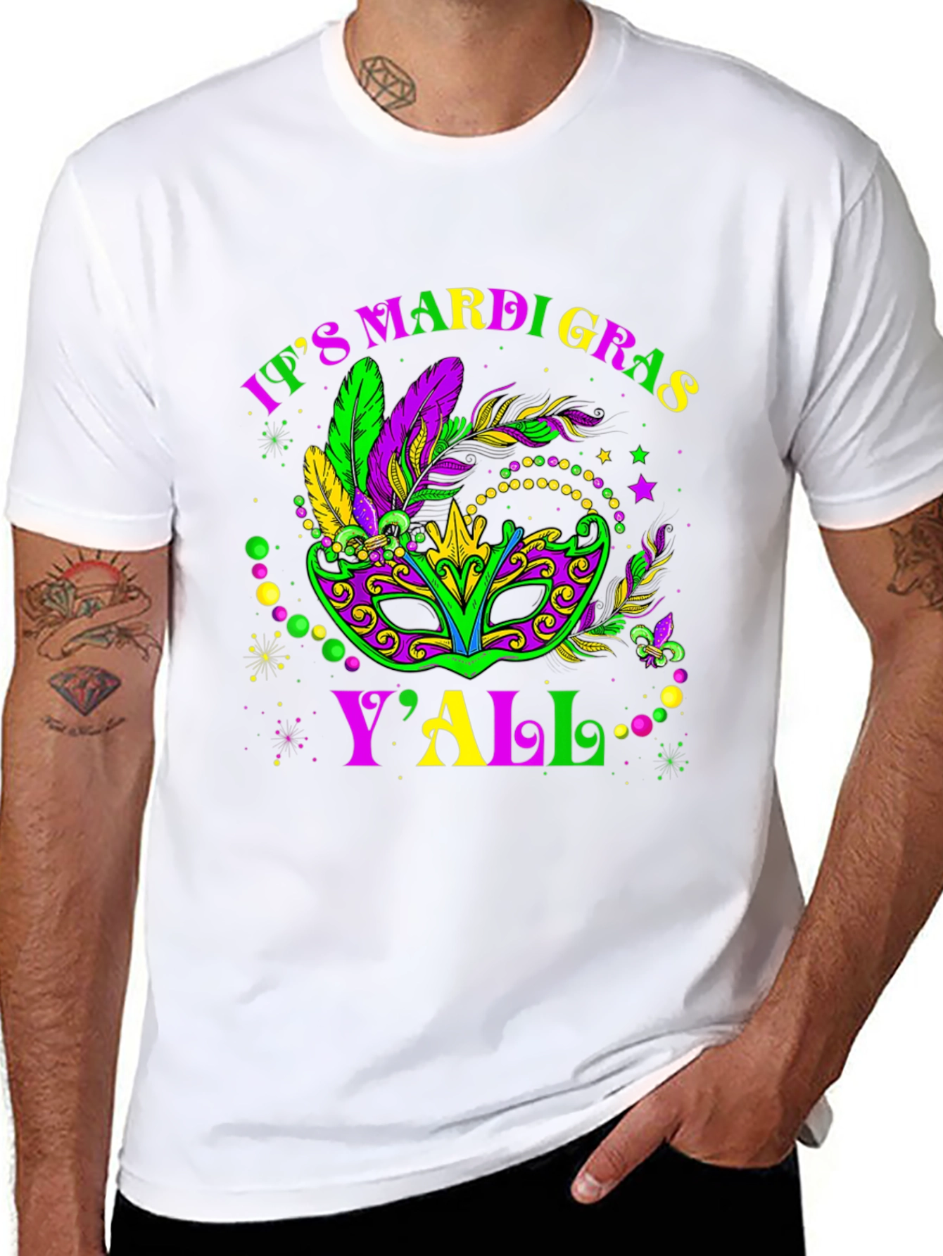 Mardi Gras Yall T-Shirt