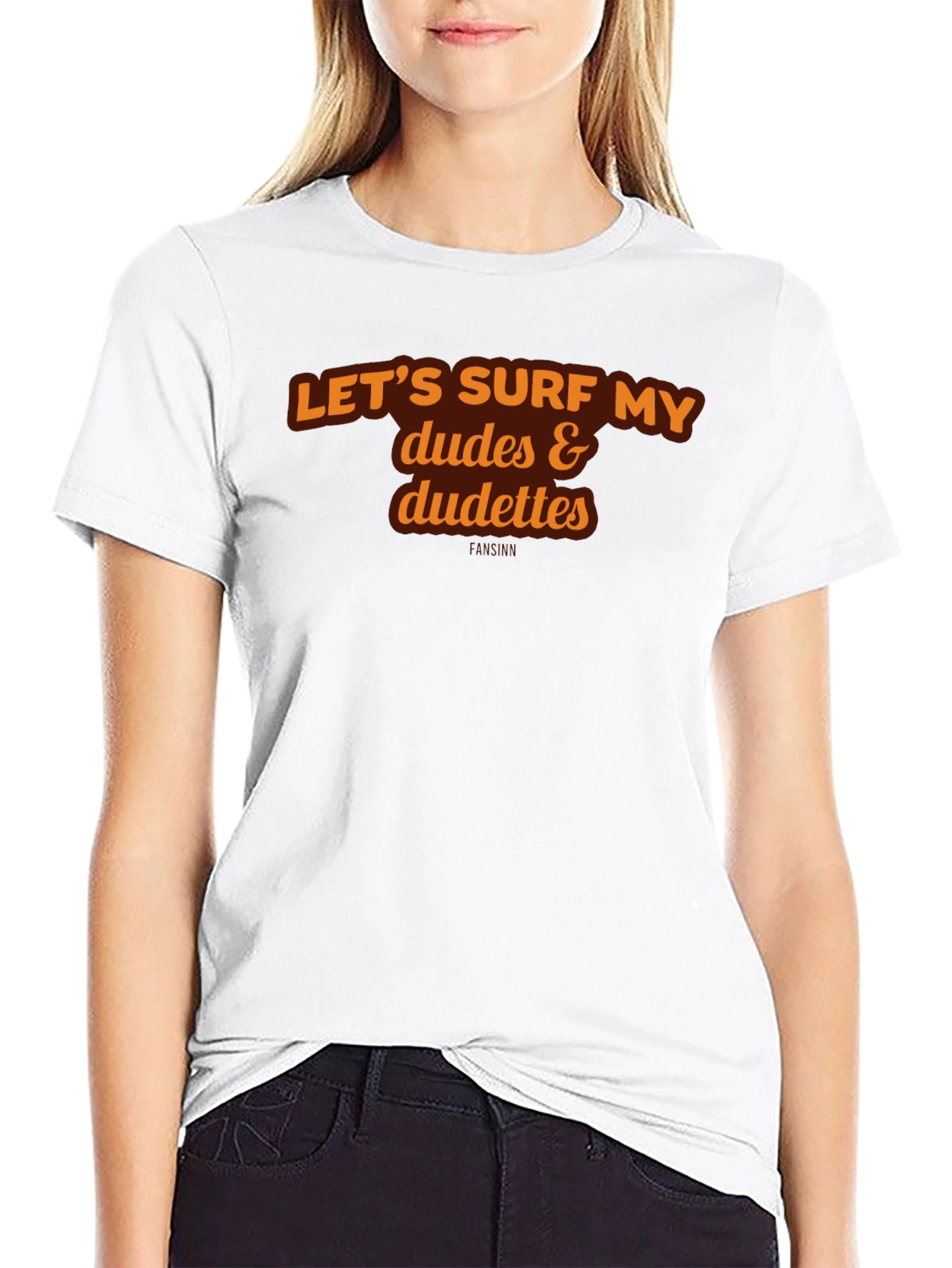 Lets Surf Dudes & Dudettes Graphic Tee