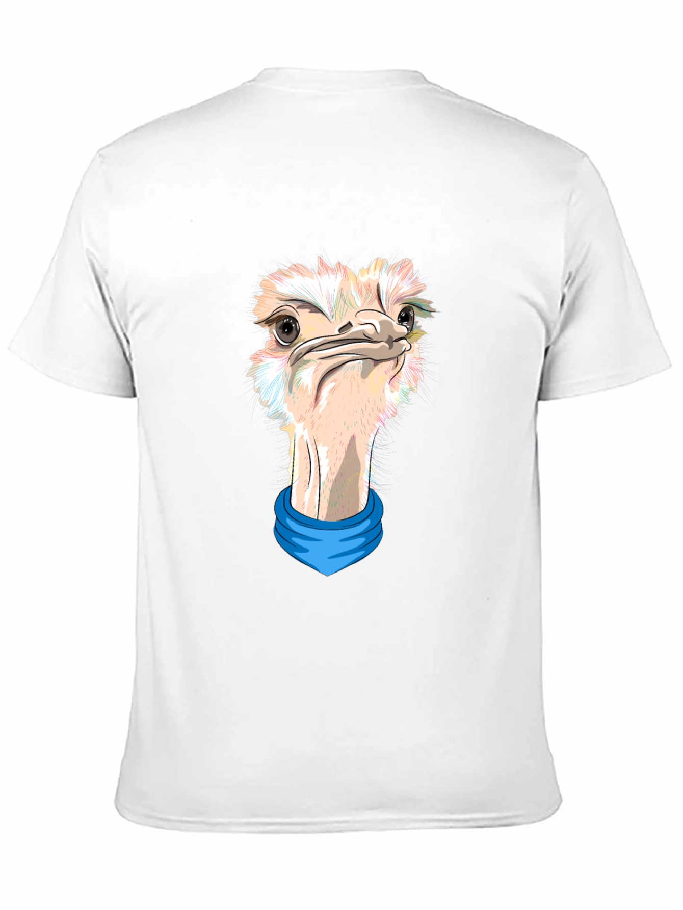 Ostrich Graphic Tee - Black Unique Design