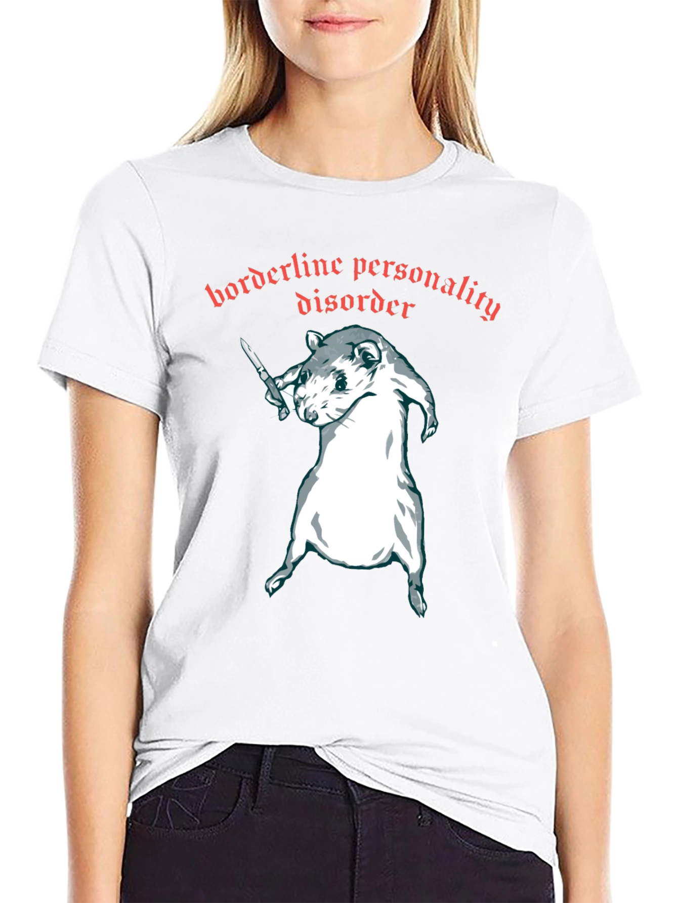 Borderline Personality Disorder Rat T-Shirt