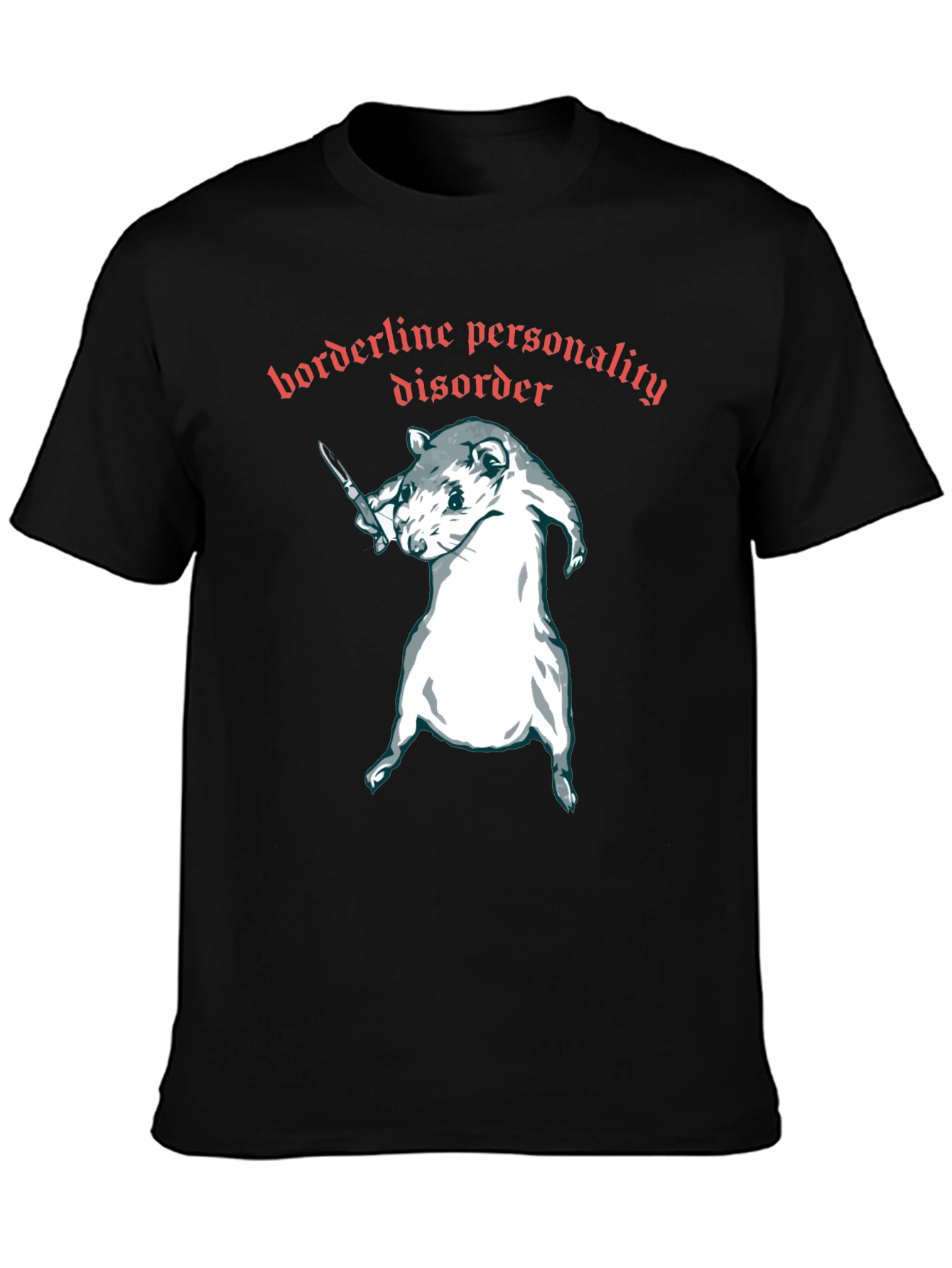 Borderline Personality Disorder Rat T-Shirt