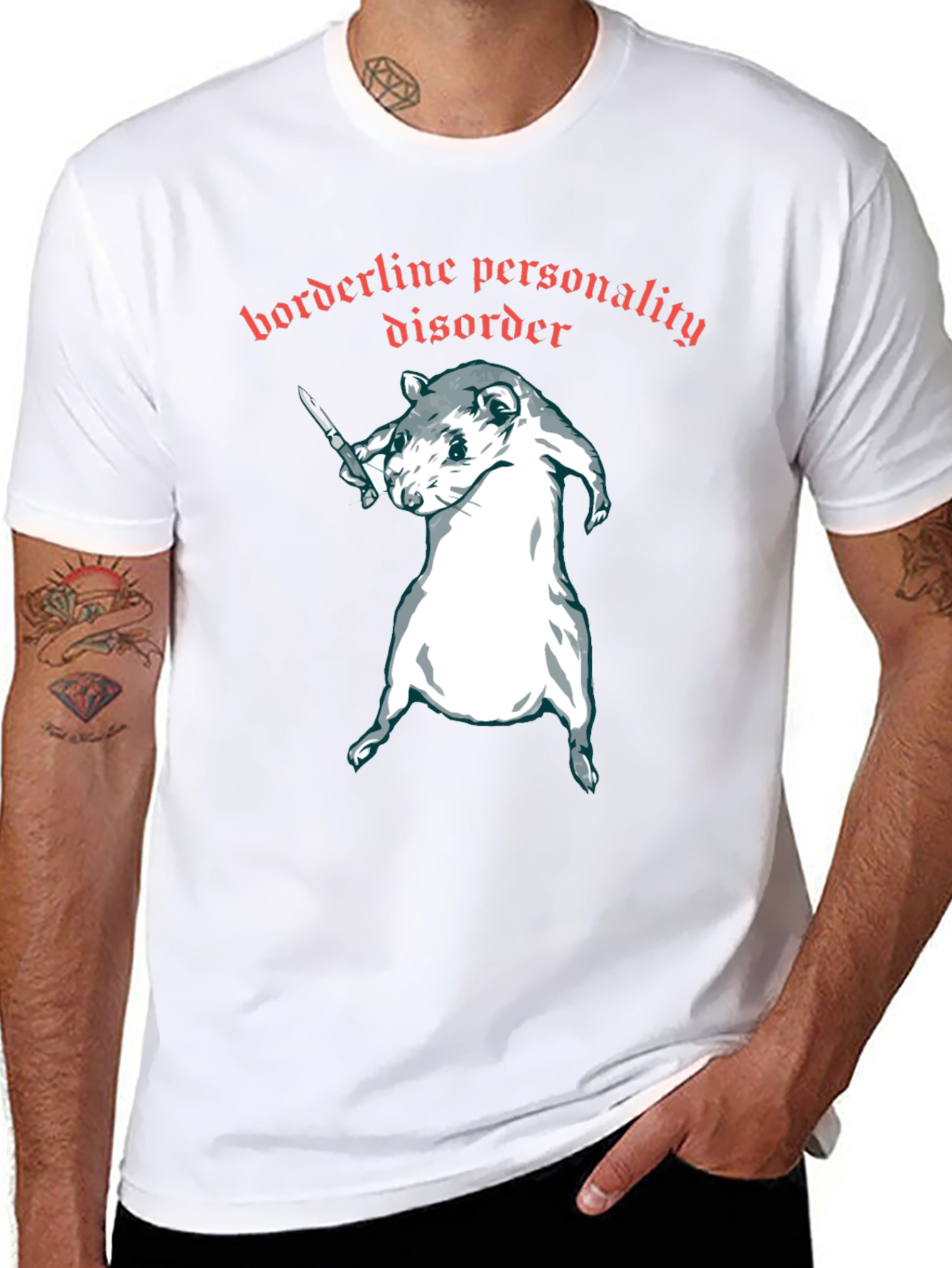 Borderline Personality Disorder Rat T-Shirt