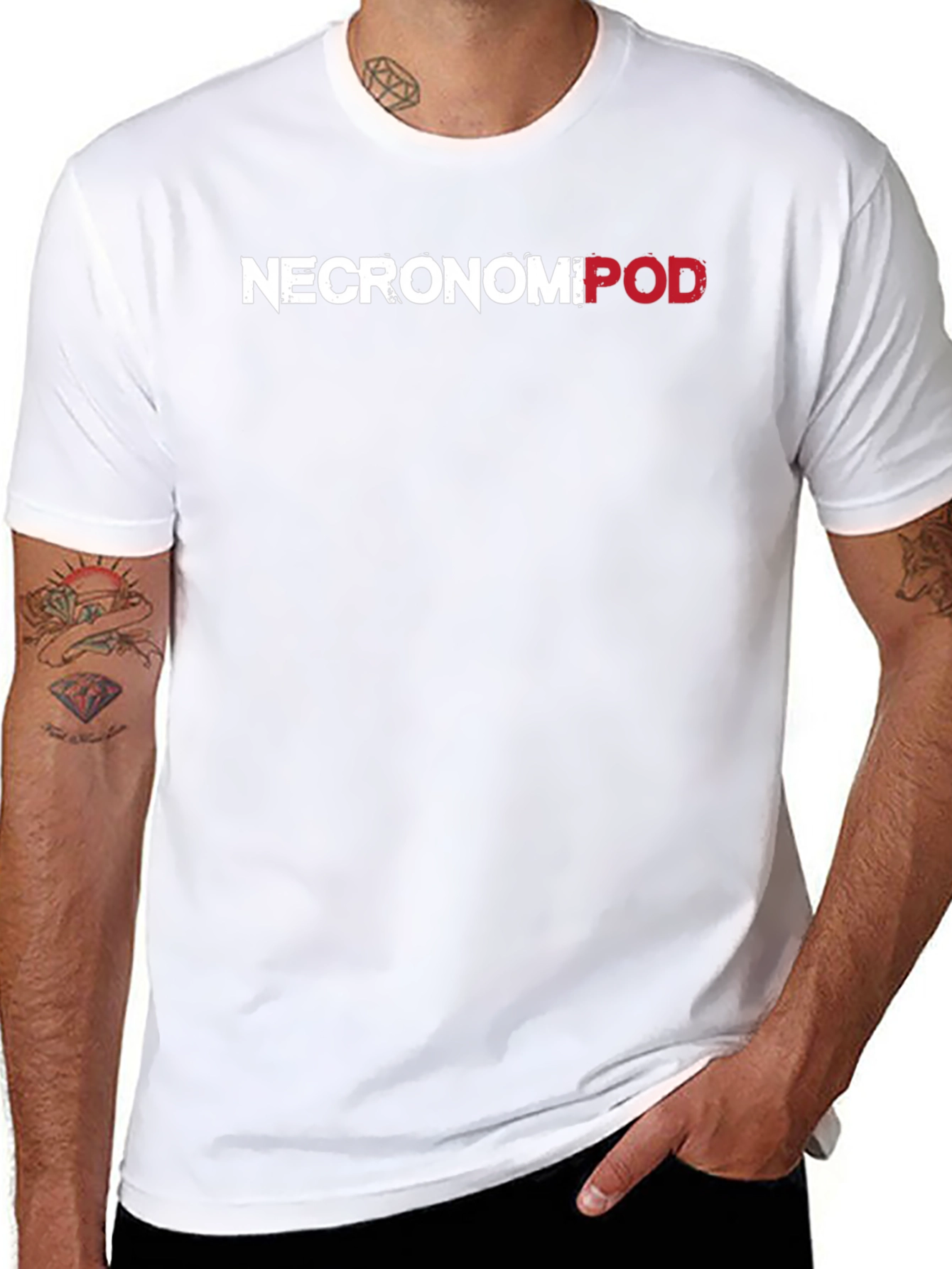 NecronomiPOD Black Graphic Tee
