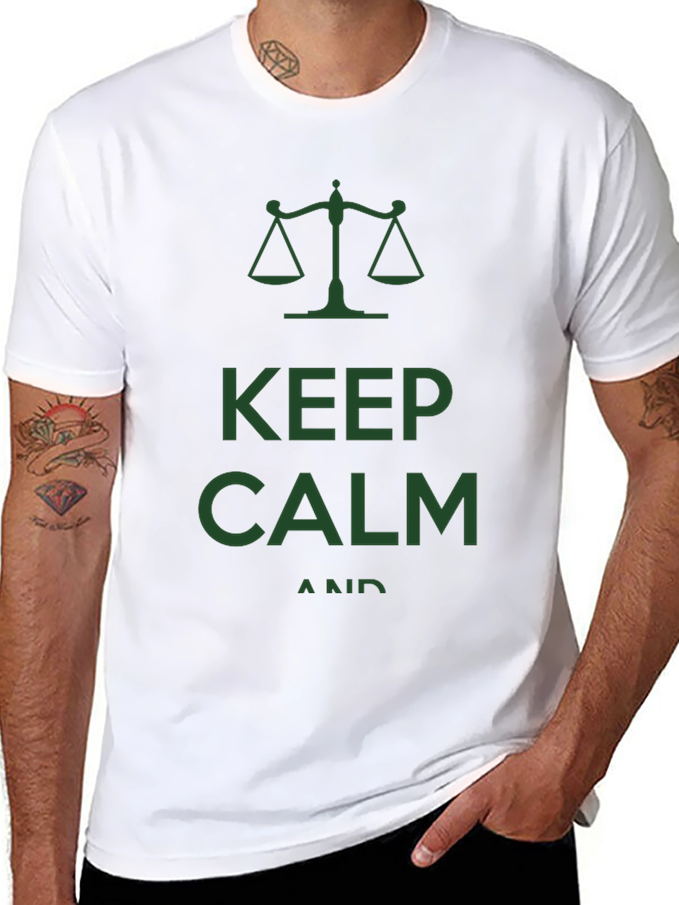 Keep Calm and Law Justice T-Shirt