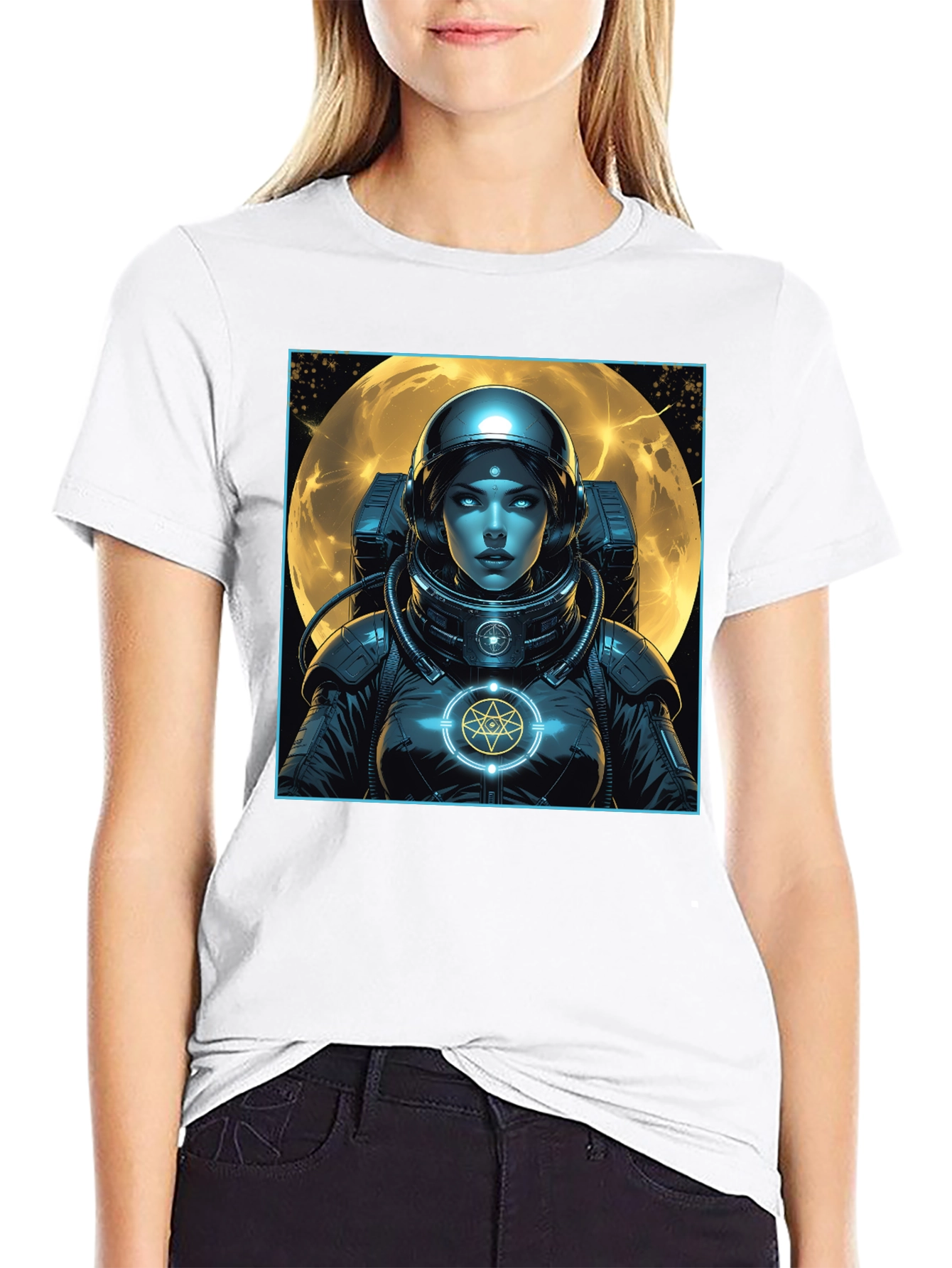 Astronaut Woman Graphic Tee