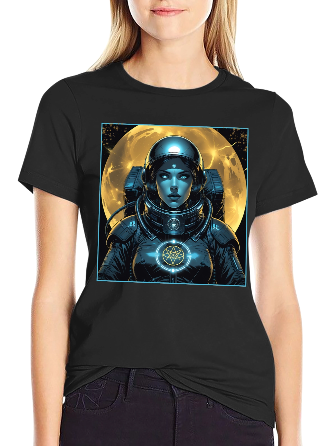 Astronaut Woman Graphic Tee