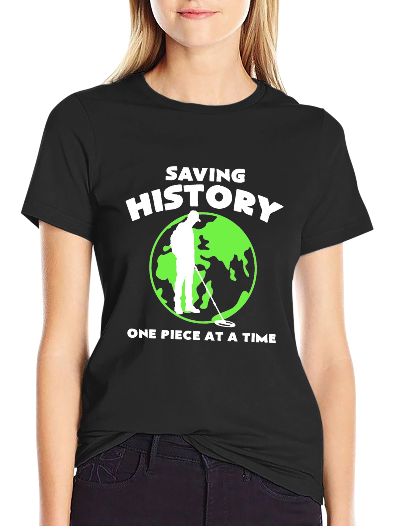 Saving History T-Shirt Metal Detecting Tee