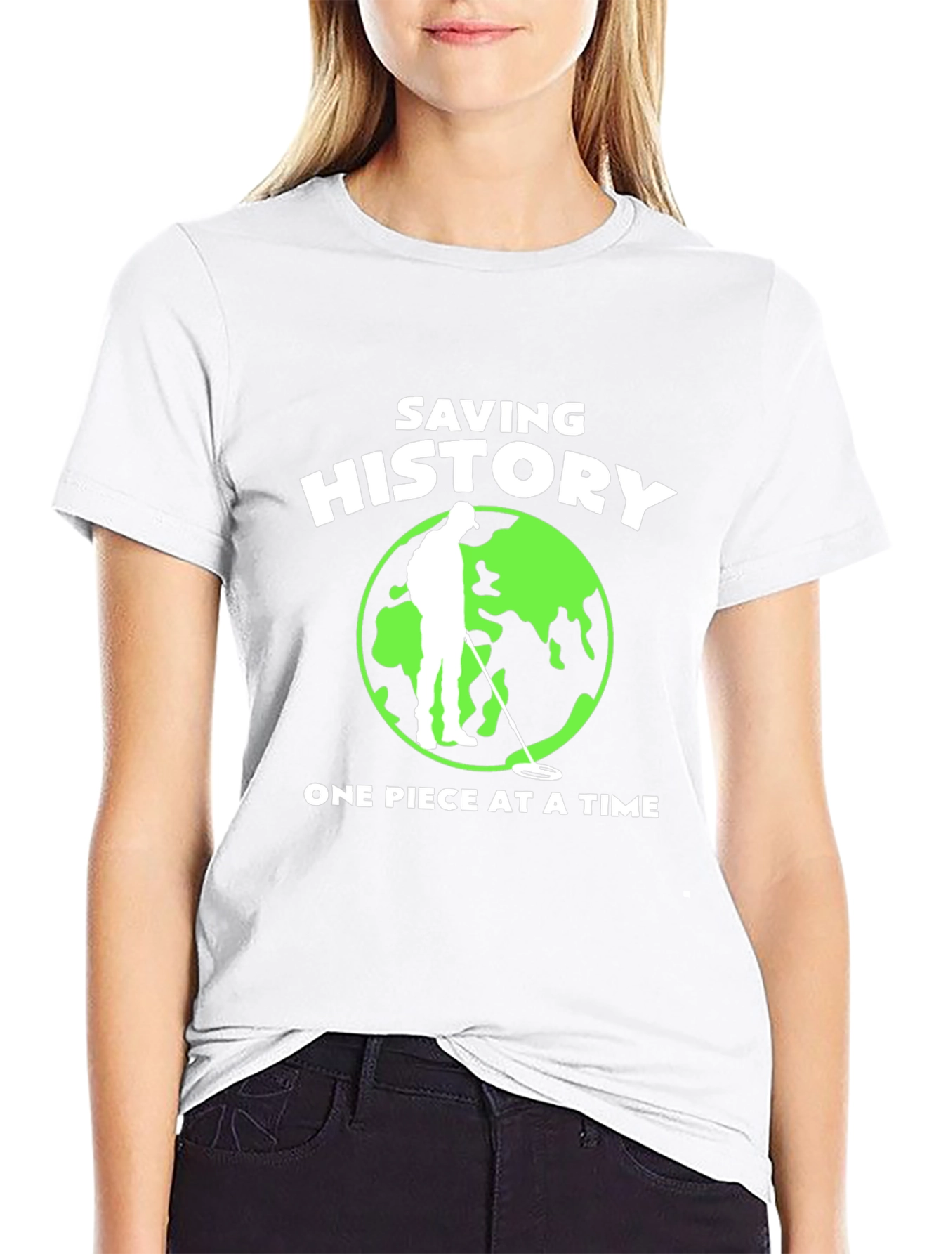 Saving History T-Shirt Metal Detecting Tee