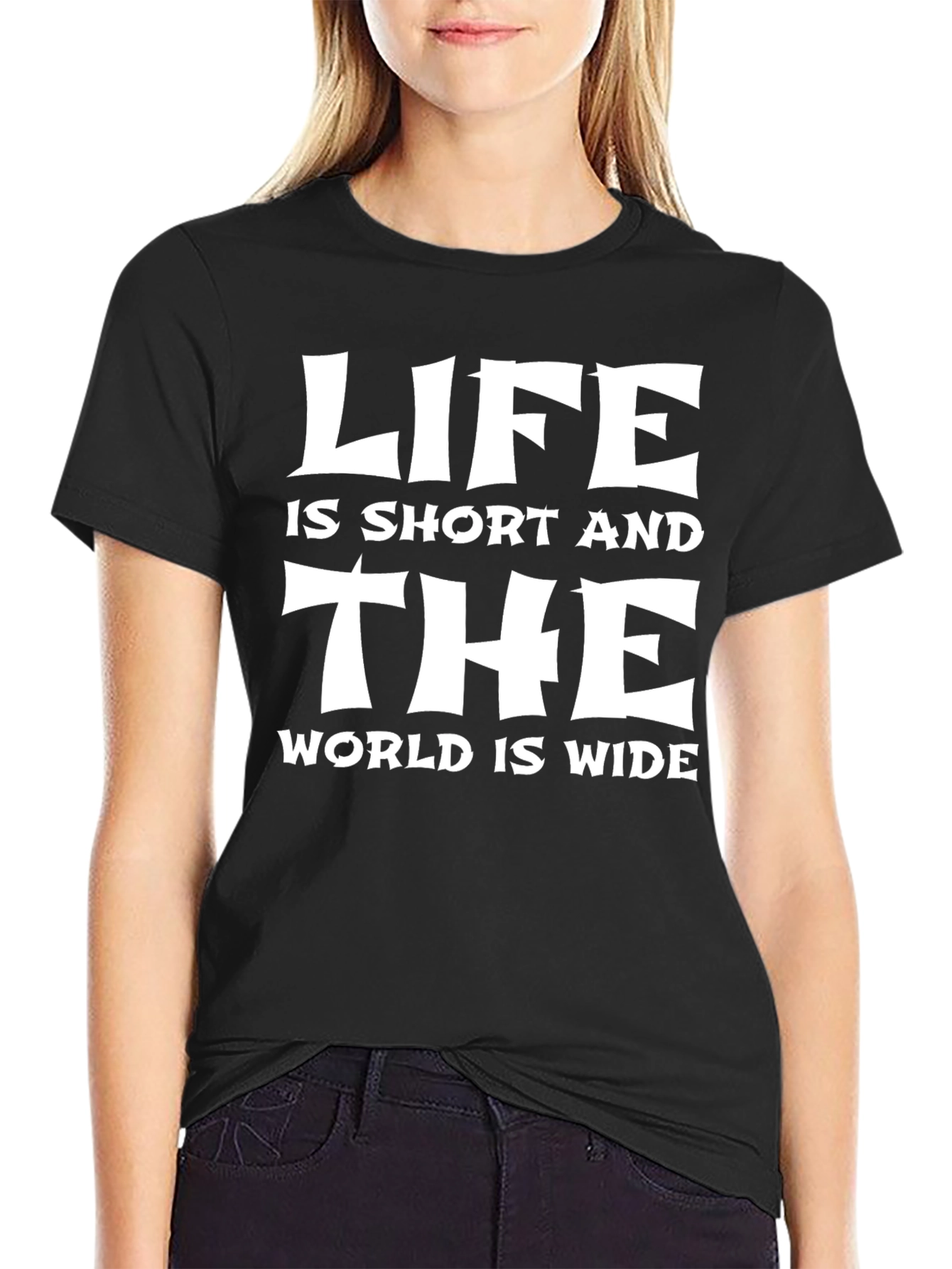 Life is Short T-Shirt: Inspiring Graphic Tee