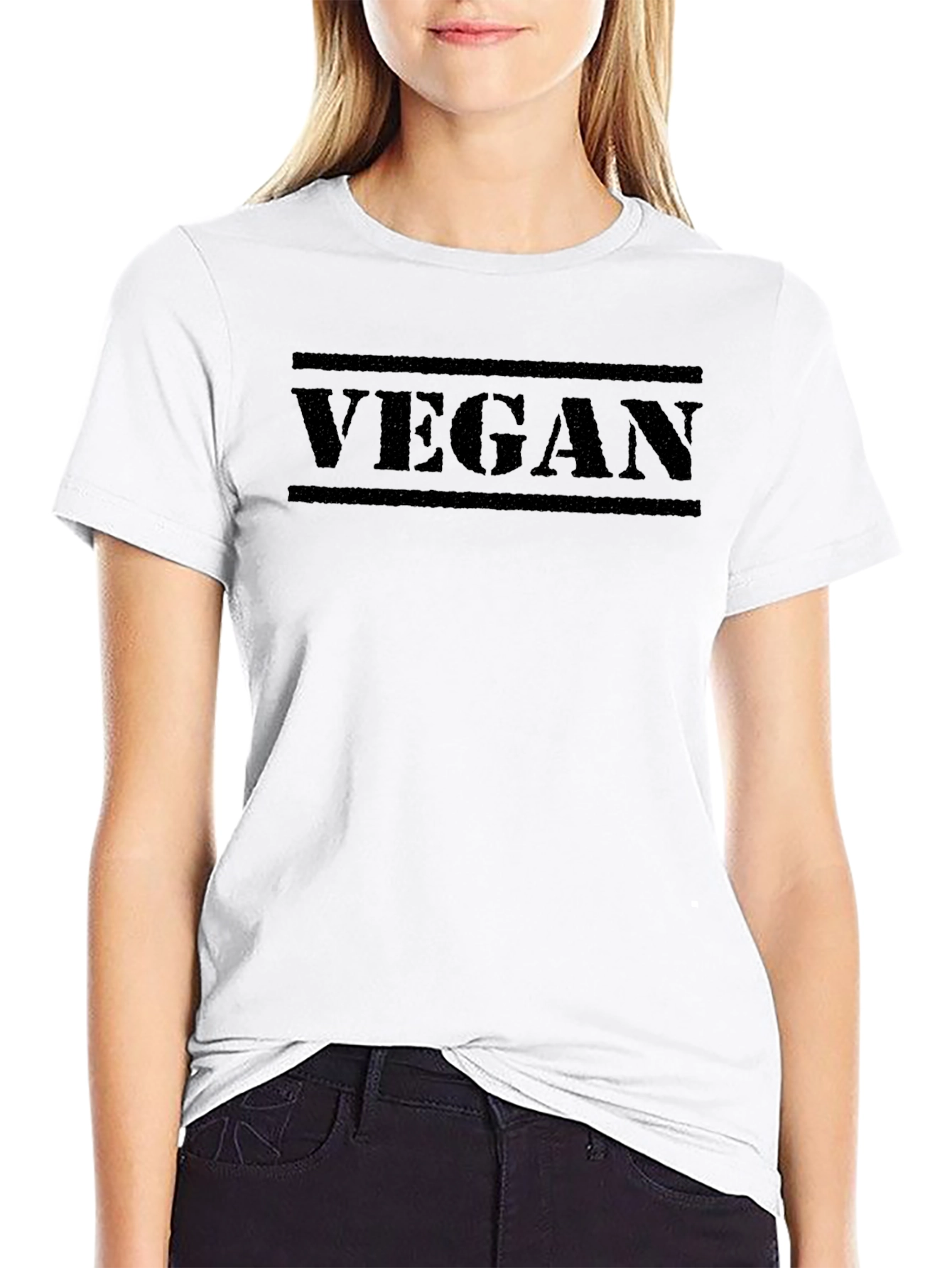 Vegan Statement T-Shirt - Bold Graphic Tee
