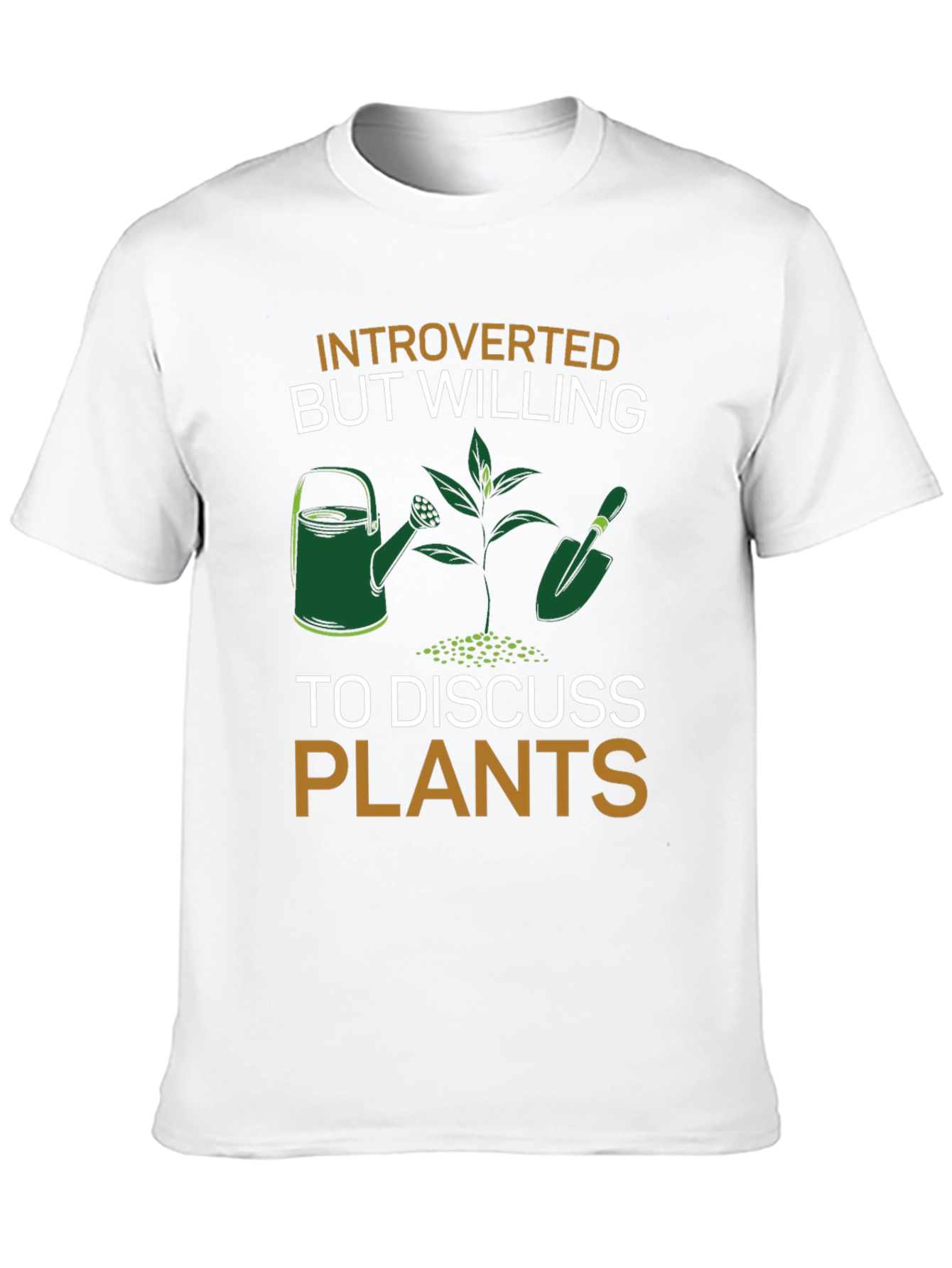 Introverted Plants T-Shirt - Gardener Gift