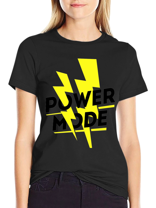 Power Mode T-Shirt - Electric Bold Design