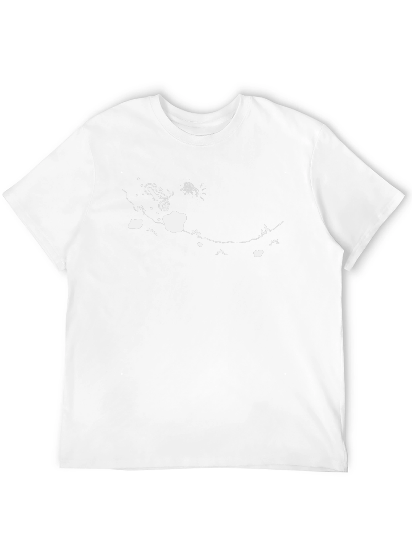 Mountain Bike Silhouette Graphic Tee