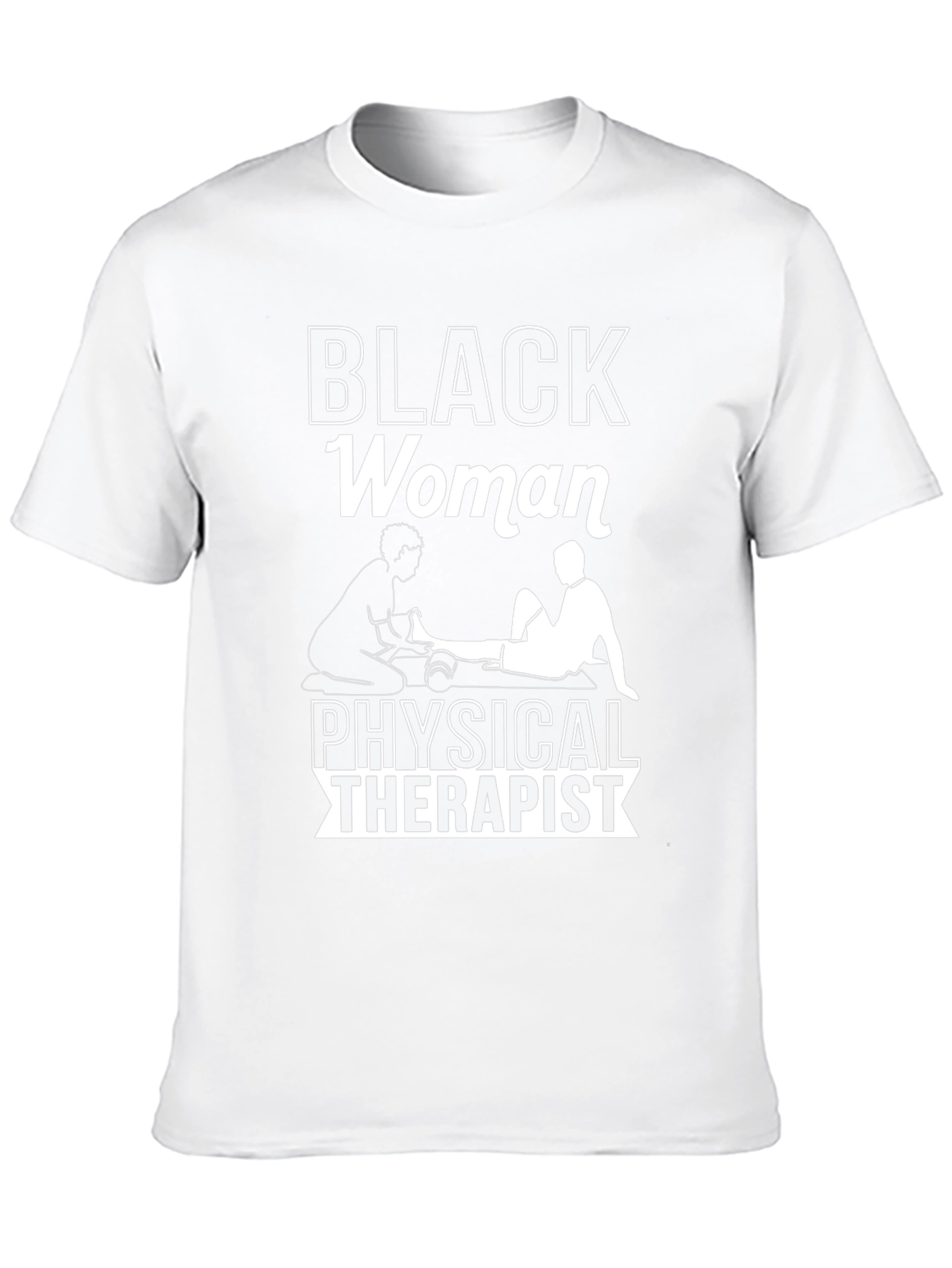 Black Woman Physical Therapist Graphic T-Shirt