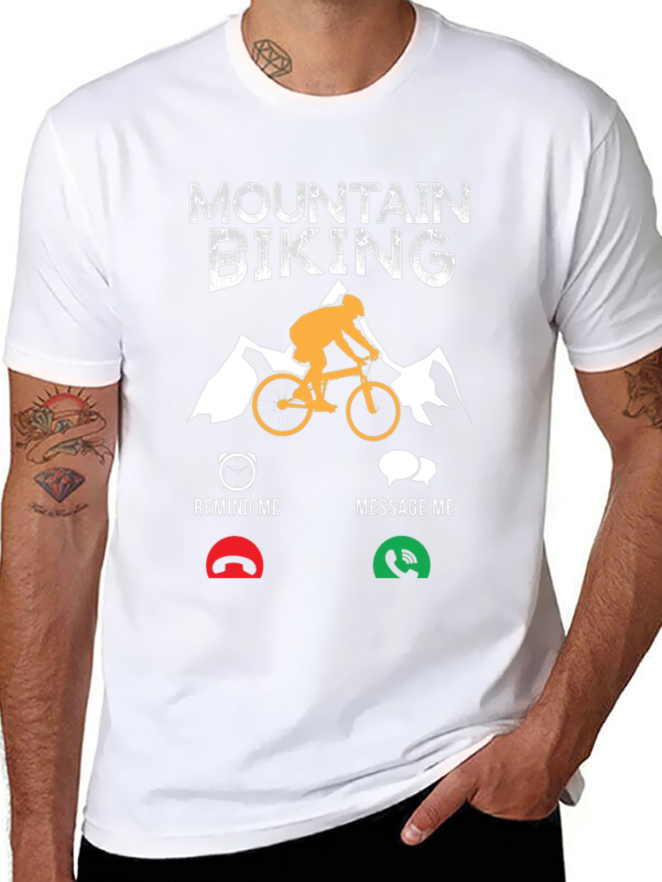 Mountain Biking Graphic Tee