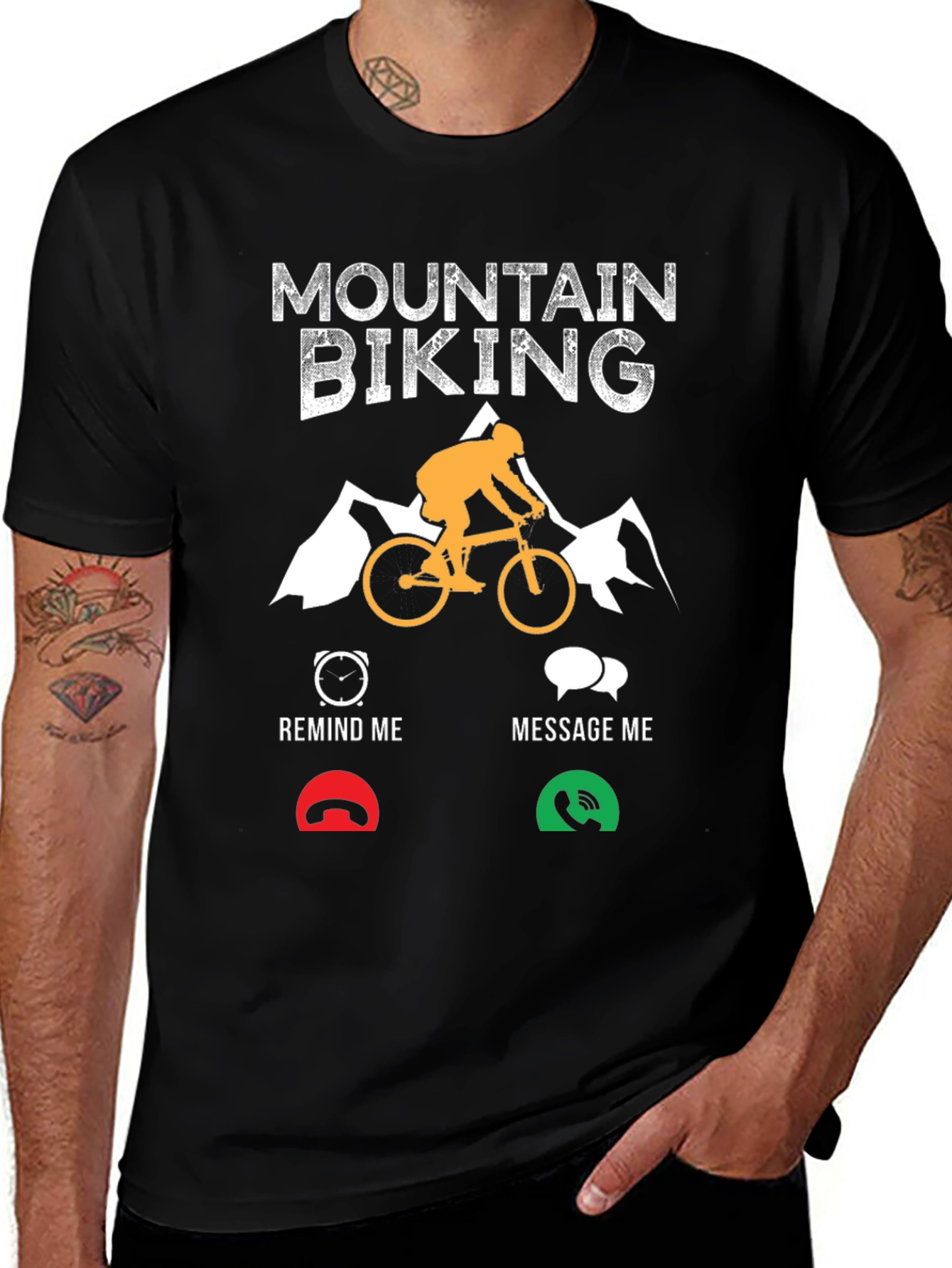 Mountain Biking Graphic Tee