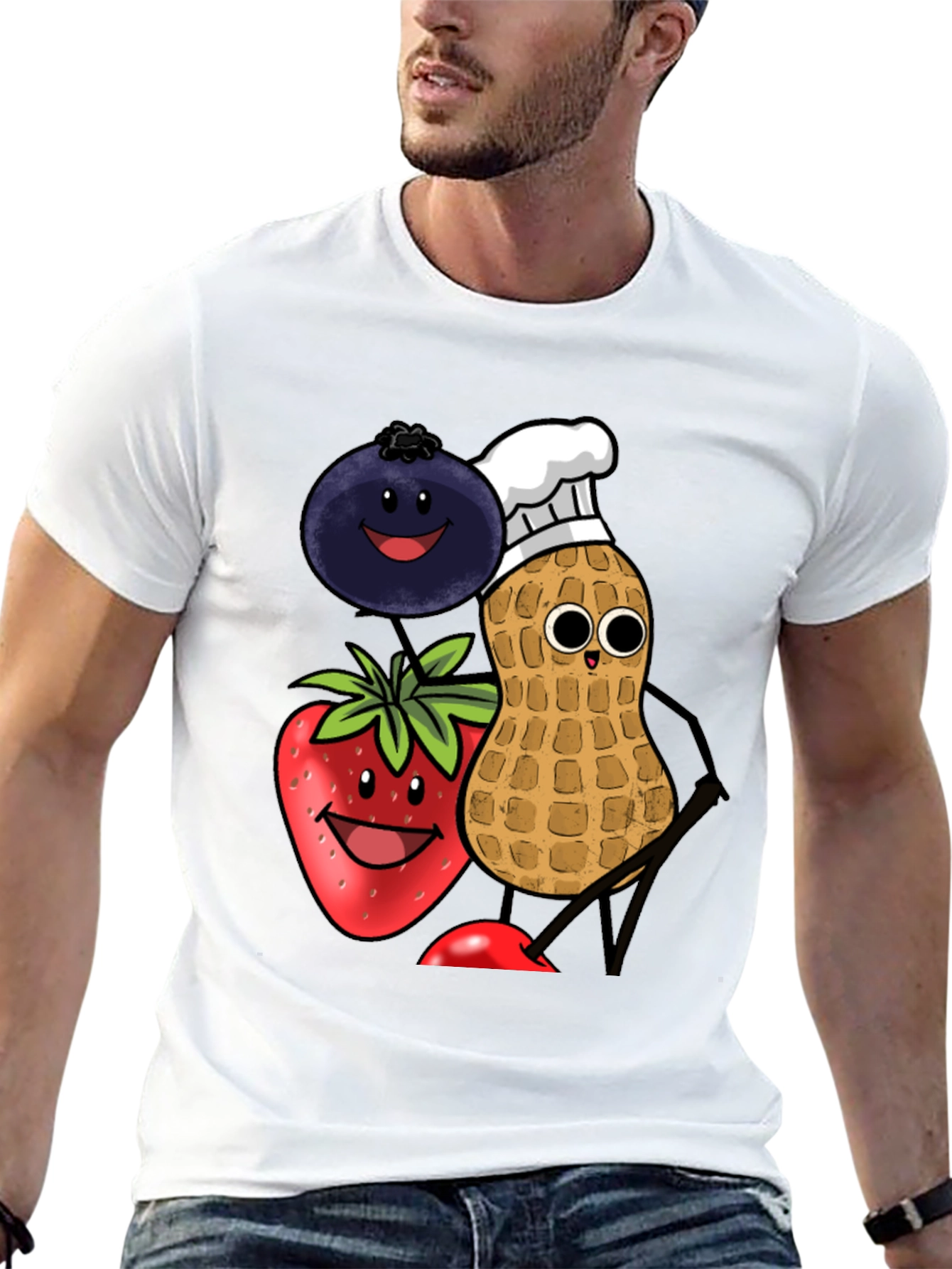 Chef Fruits Graphic T-Shirt