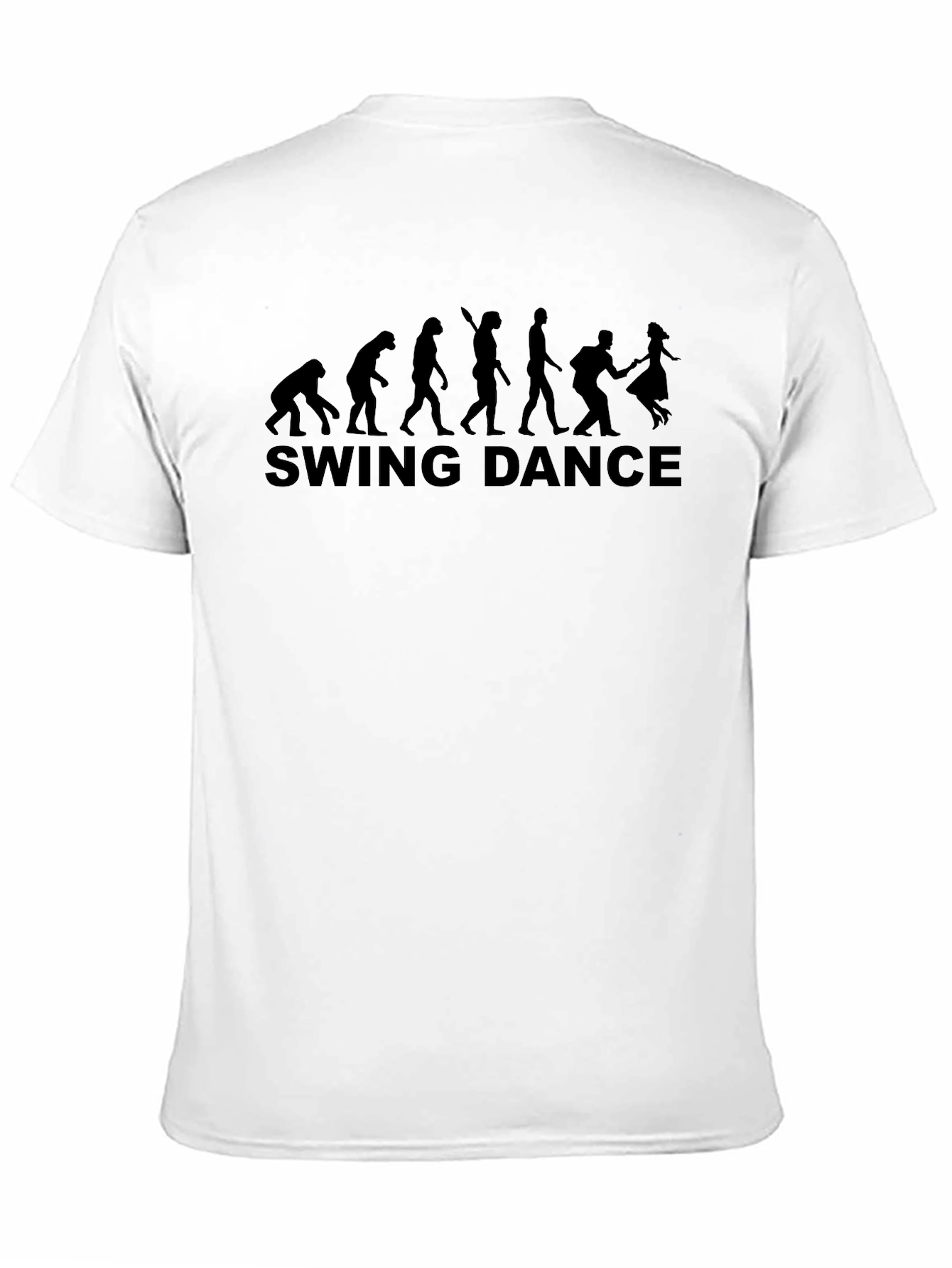 Swing Dance Evolution T-Shirt - Black