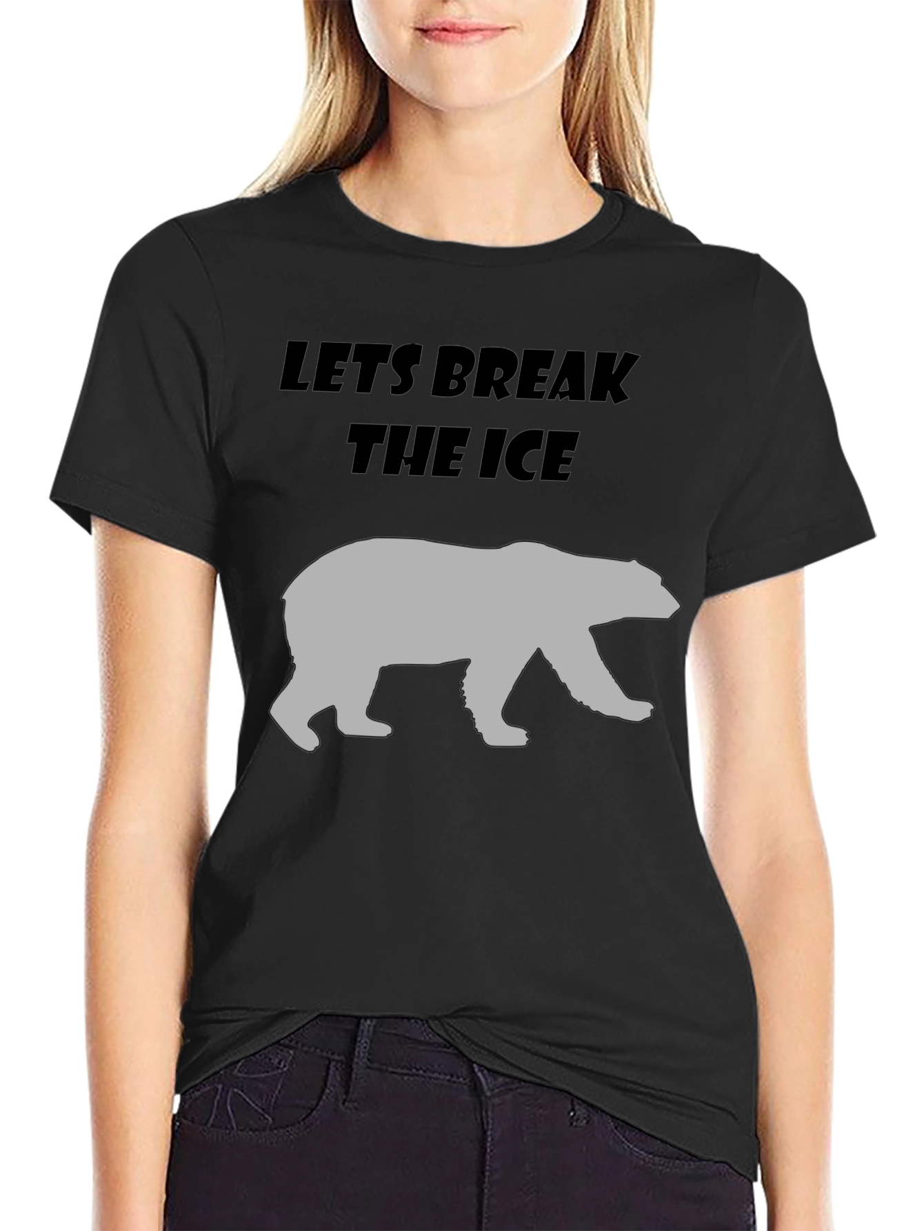 Lets Break The Ice Bear Graphic T-Shirt