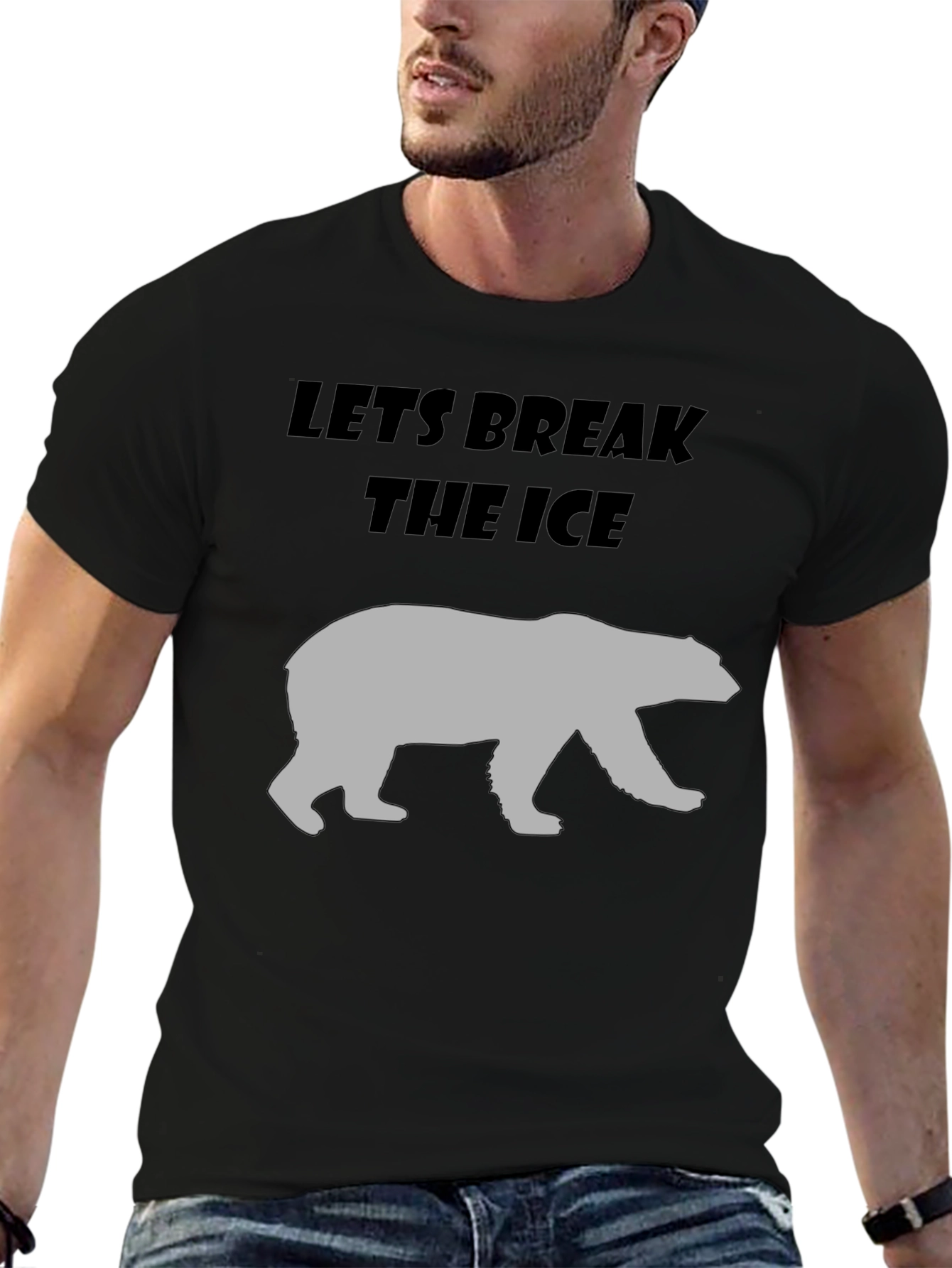 Lets Break The Ice Bear Graphic T-Shirt