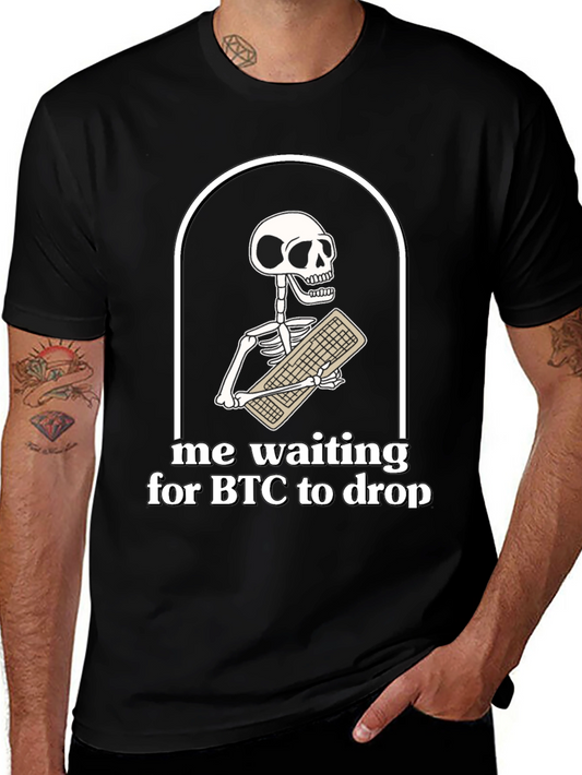 BTC Crypto Skeleton Graphic Tee