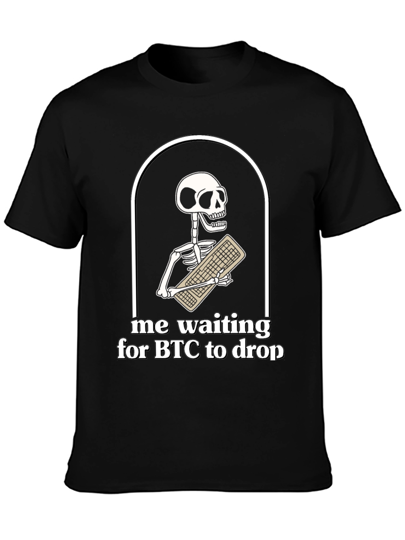 BTC Crypto Skeleton Graphic Tee
