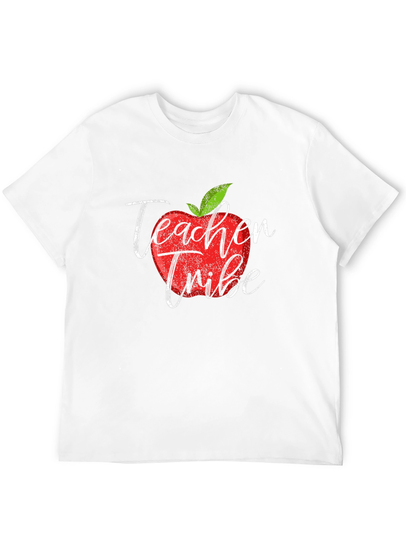 Teacher Tribe Apple Graphic T-Shirt