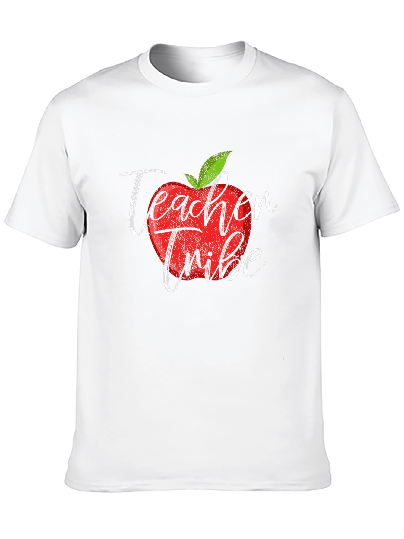 Teacher Tribe Apple Graphic T-Shirt