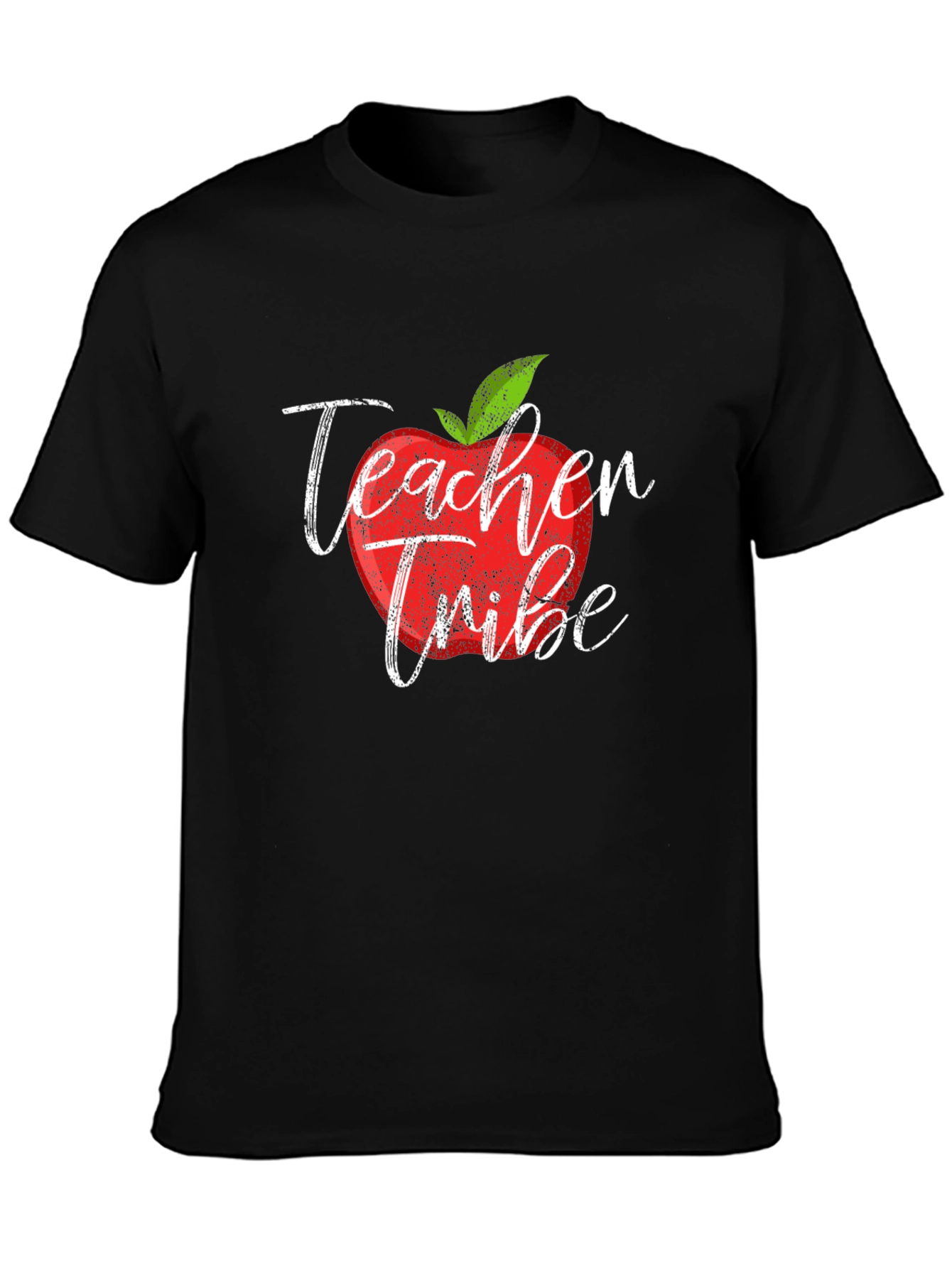 Teacher Tribe Apple Graphic T-Shirt