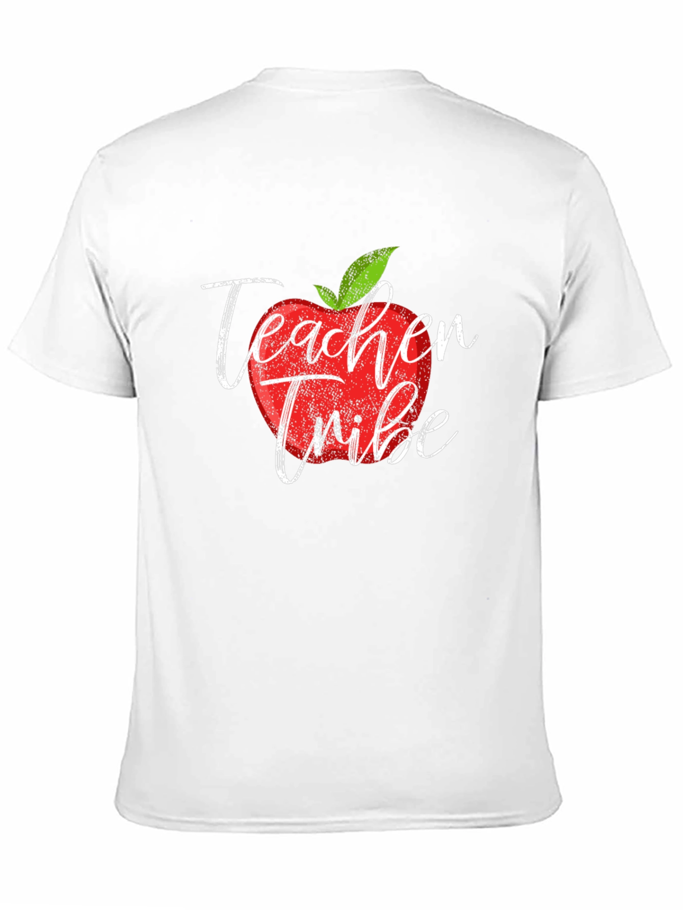 Teacher Tribe Apple Graphic T-Shirt