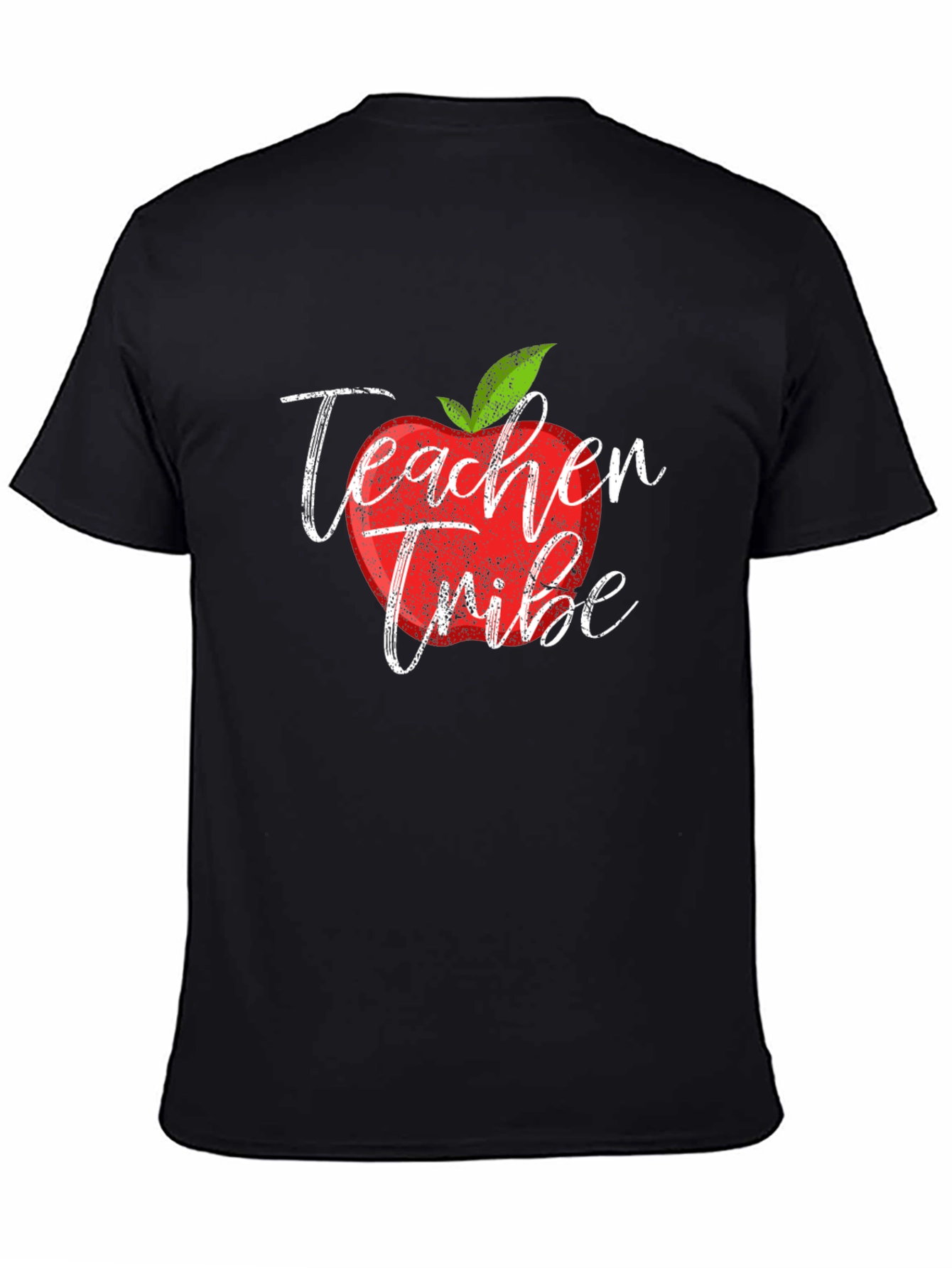 Teacher Tribe Apple Graphic T-Shirt