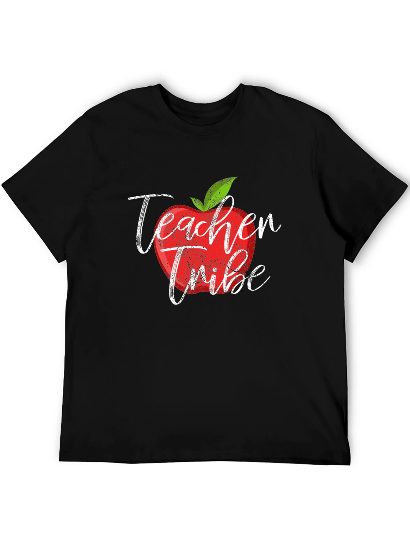 Teacher Tribe Apple Graphic T-Shirt