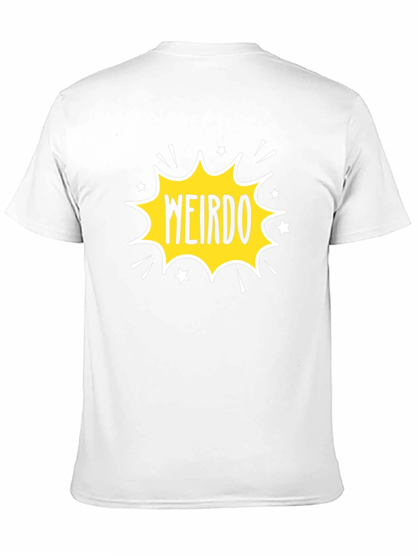 Weirdo Graphic Tee - Black Cotton T-Shirt